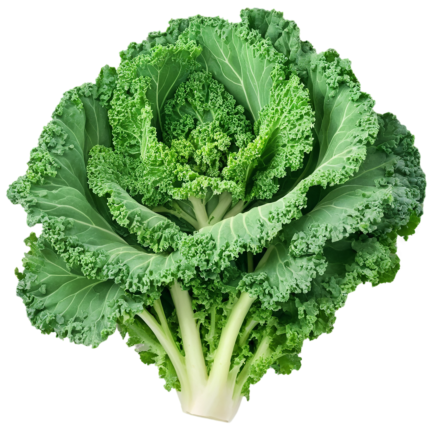 Kale vegetables isolated on transparent background #11531