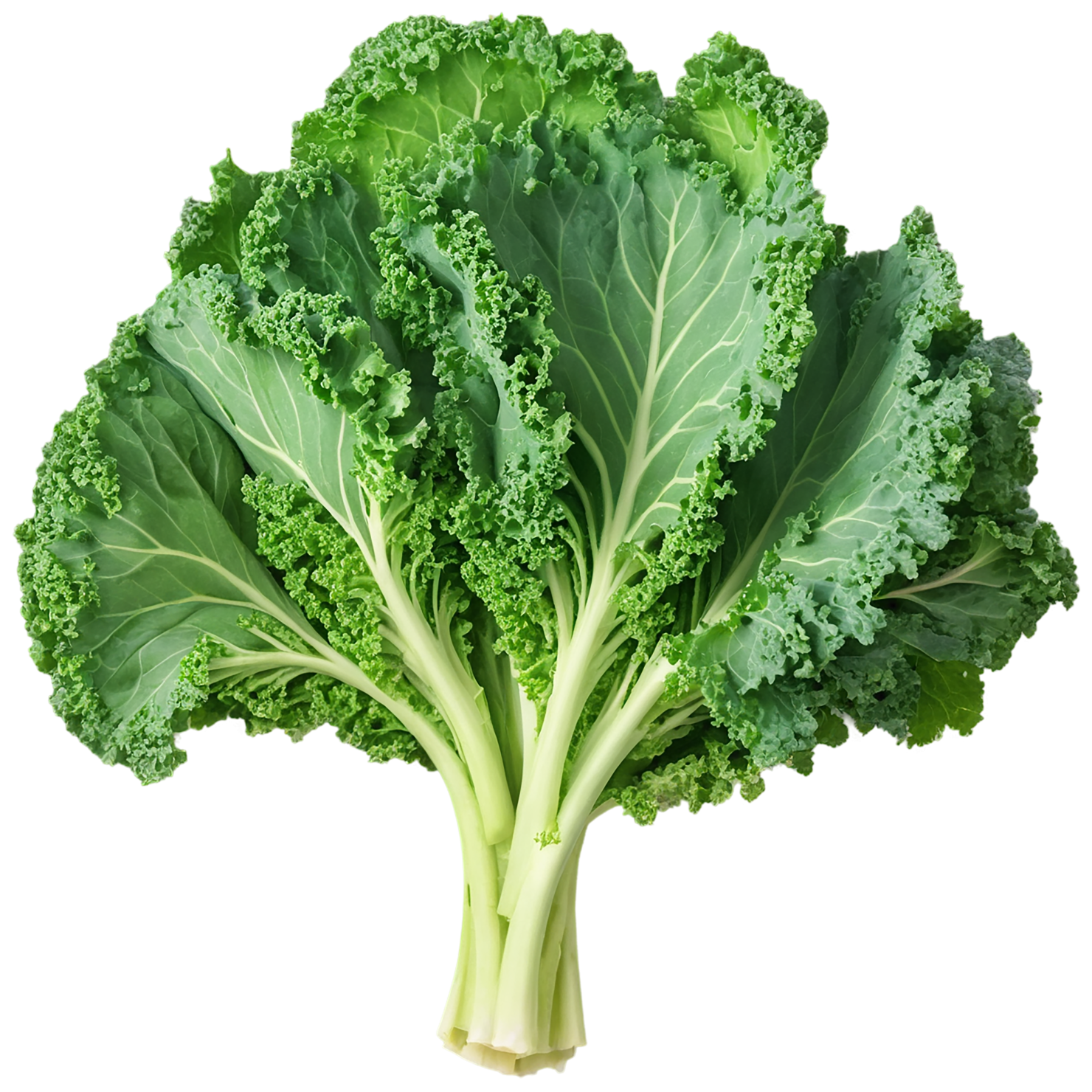 Kale vegetables isolated on transparent background #11534