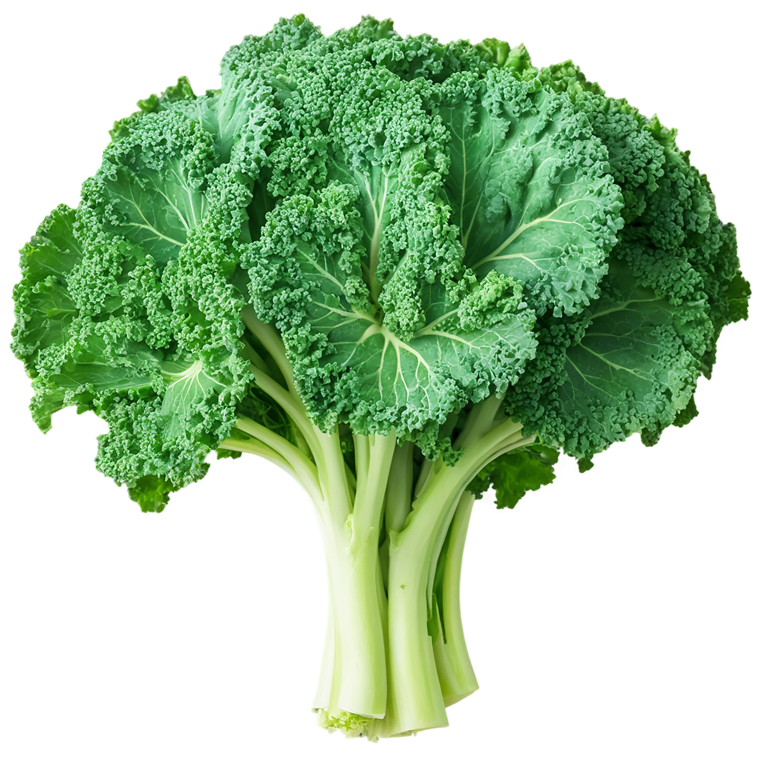 Kale vegetables isolated on transparent background #11548