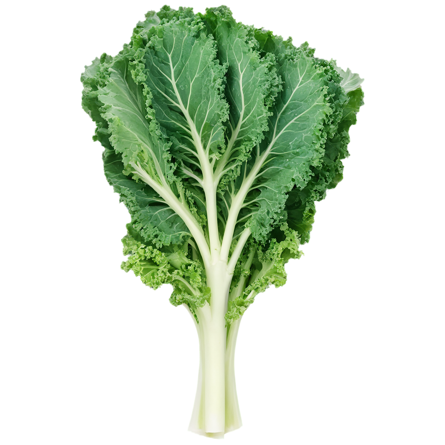 Kale vegetables isolated on transparent background #11566