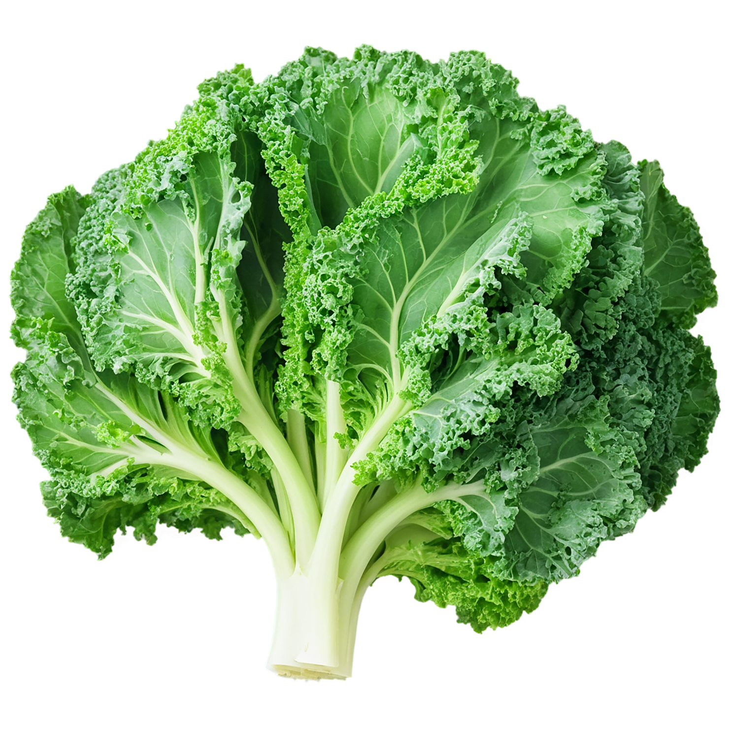 Kale vegetables isolated on transparent background #11584
