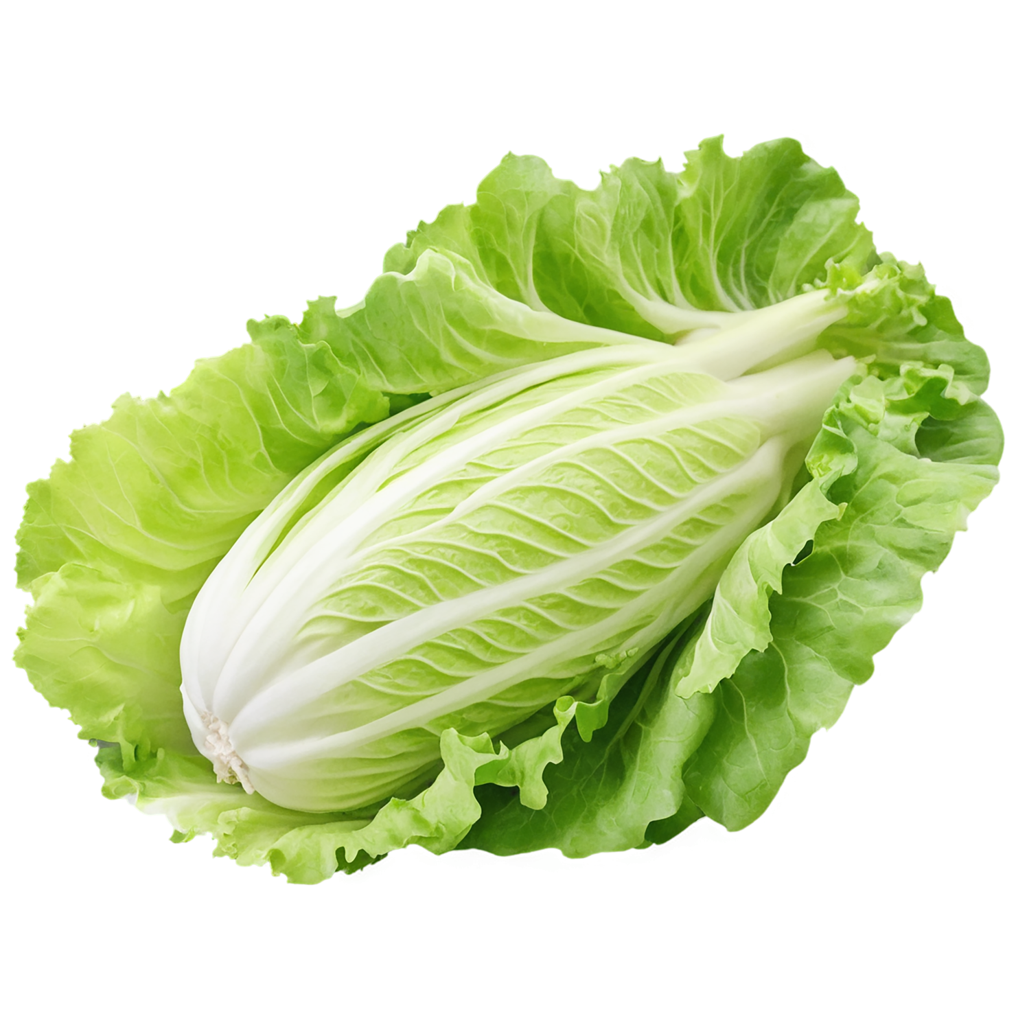 Lettuce vegetables isolated on transparent background #11619