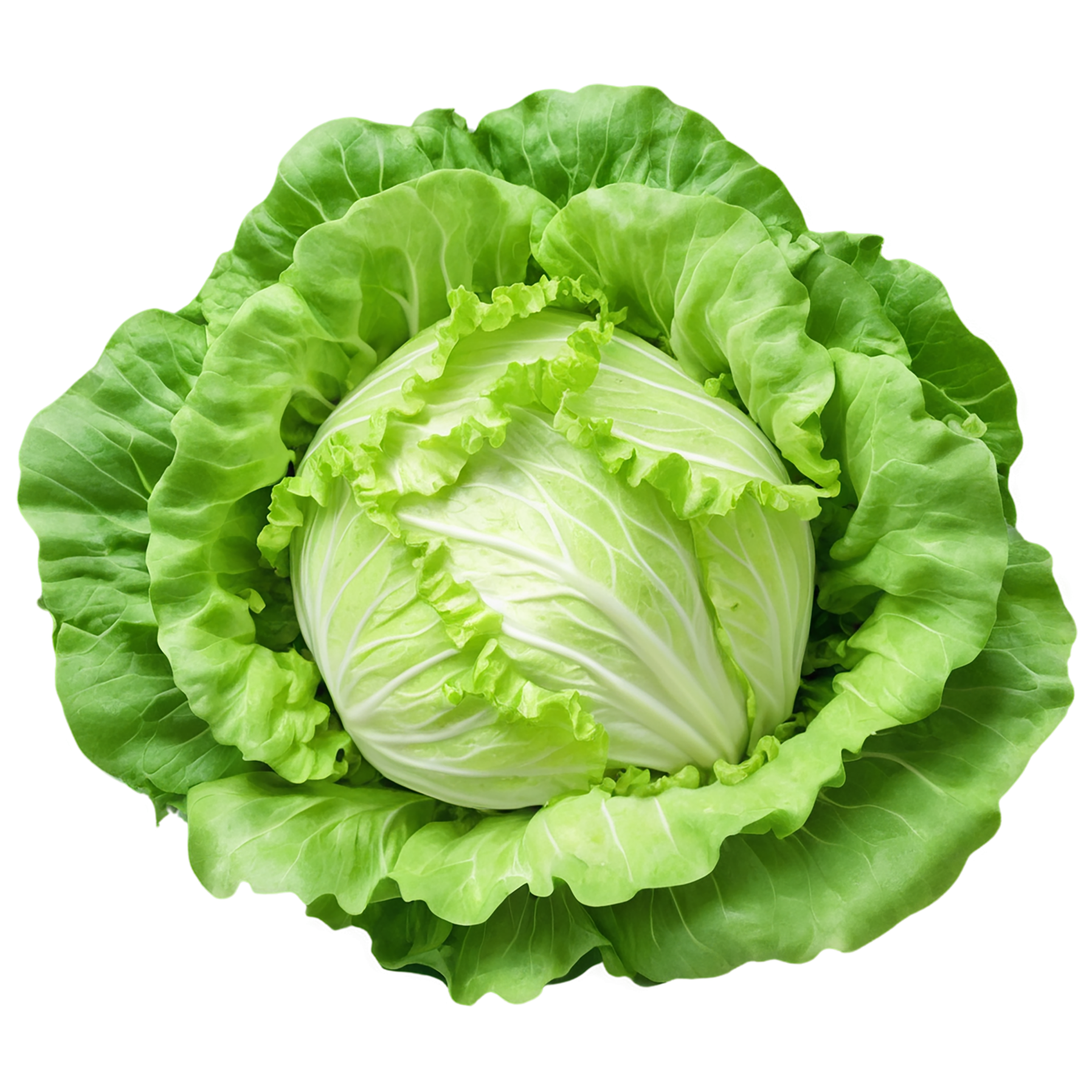 Lettuce vegetables isolated on transparent background #11626