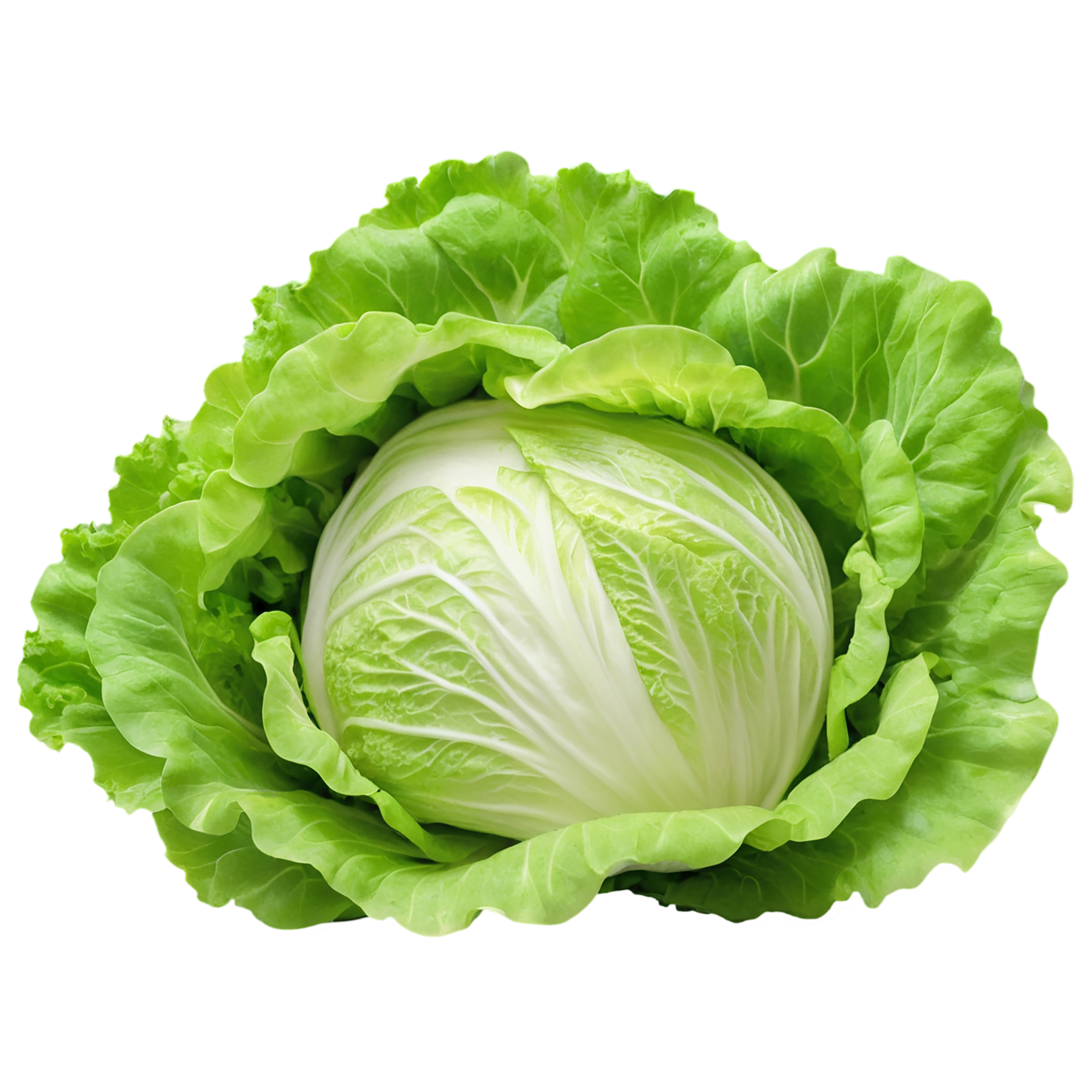 Lettuce vegetables isolated on transparent background #11633