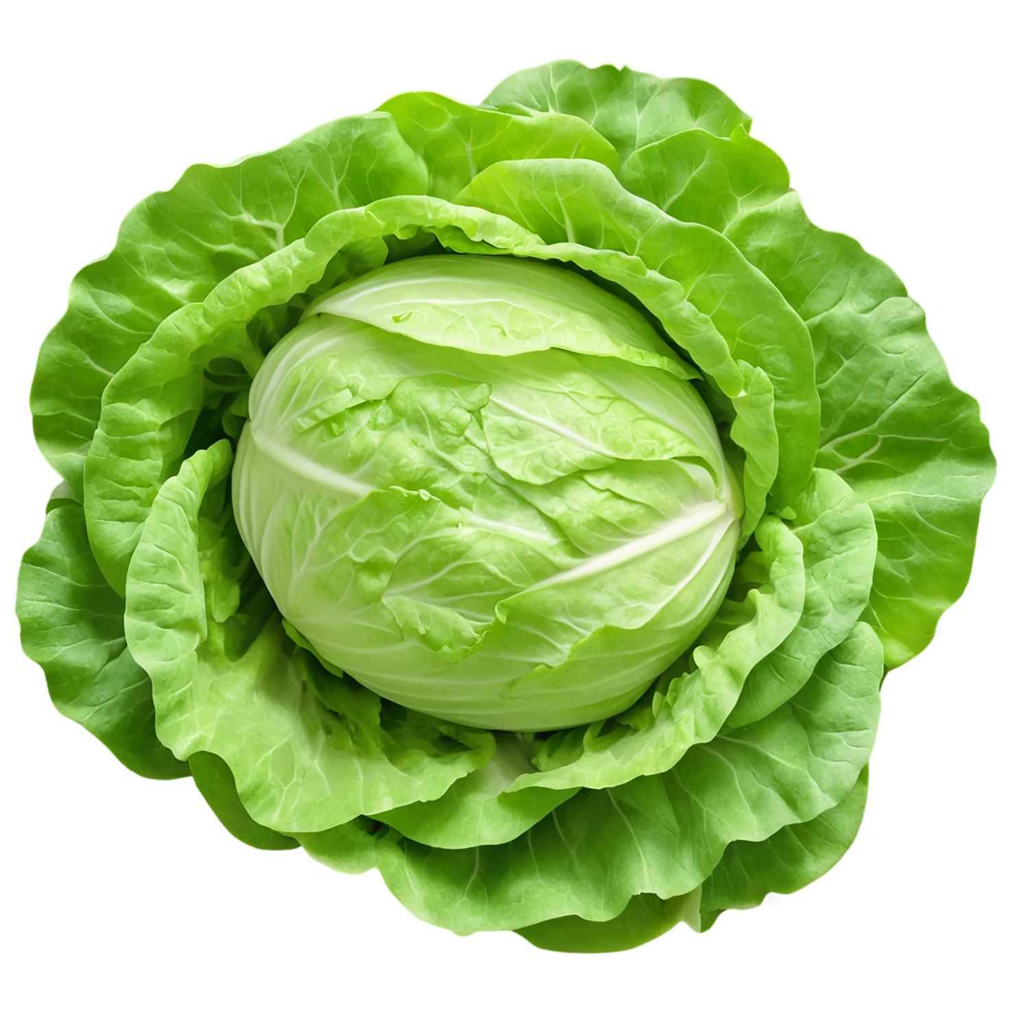 Lettuce vegetables isolated on transparent background #11639