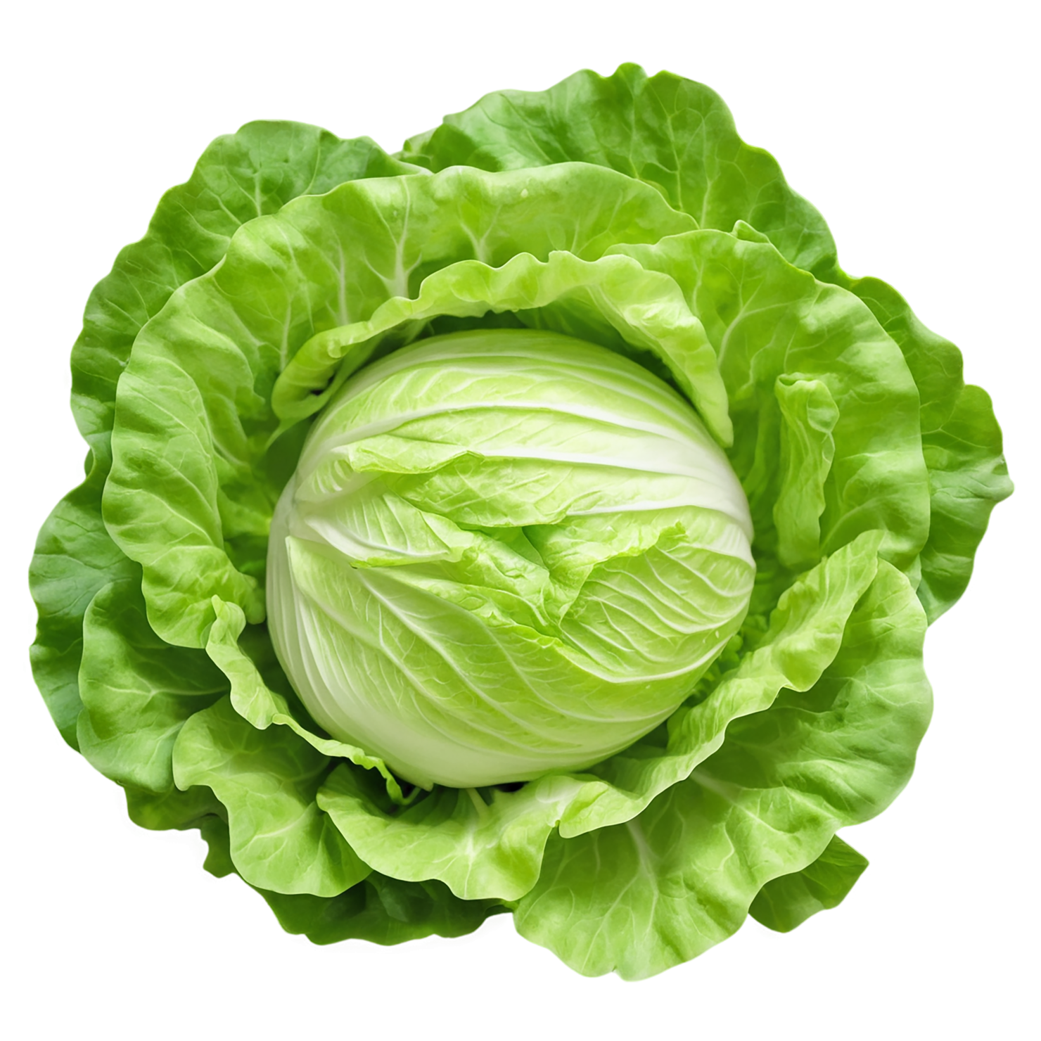Lettuce vegetables isolated on transparent background #11641