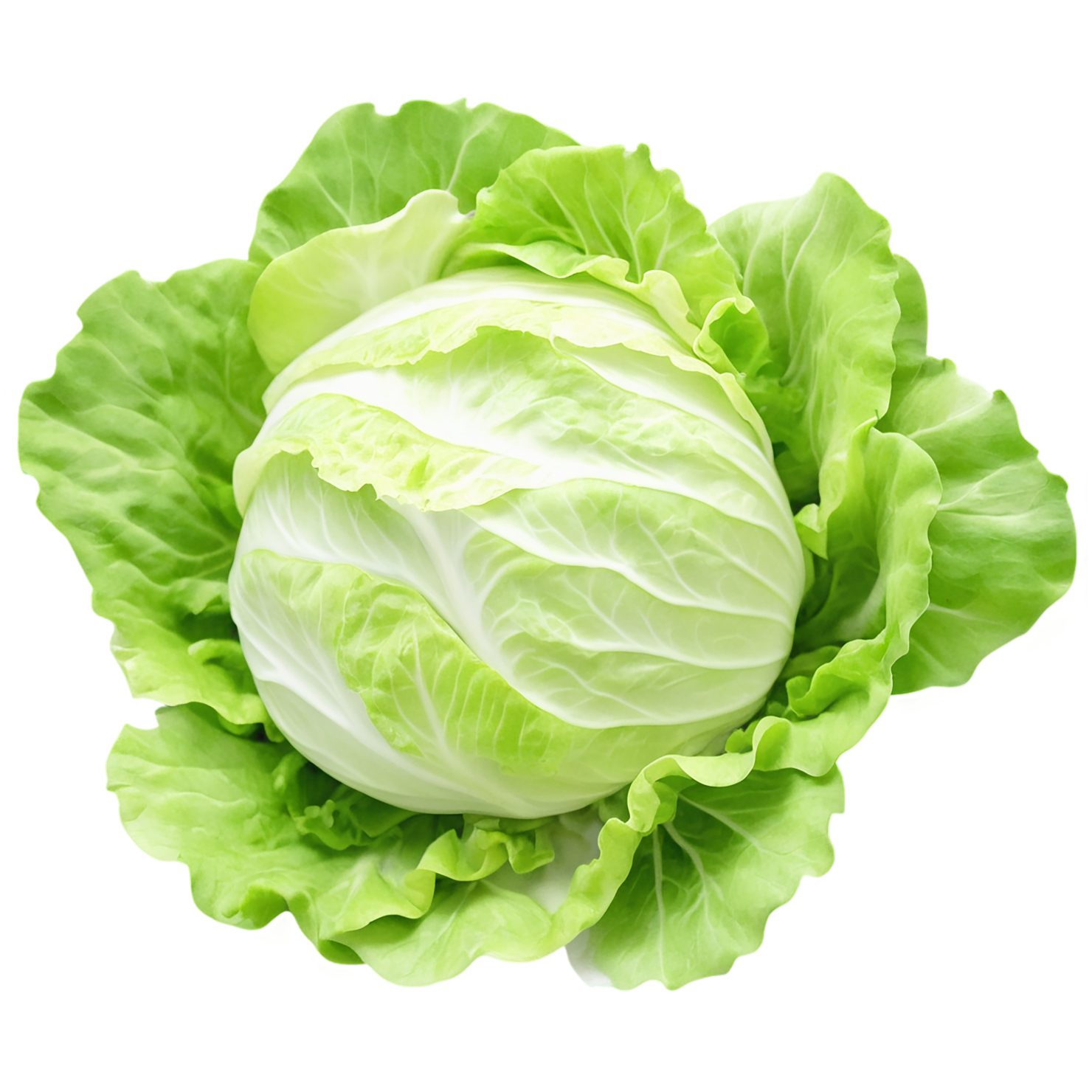 Lettuce vegetables isolated on transparent background #11655