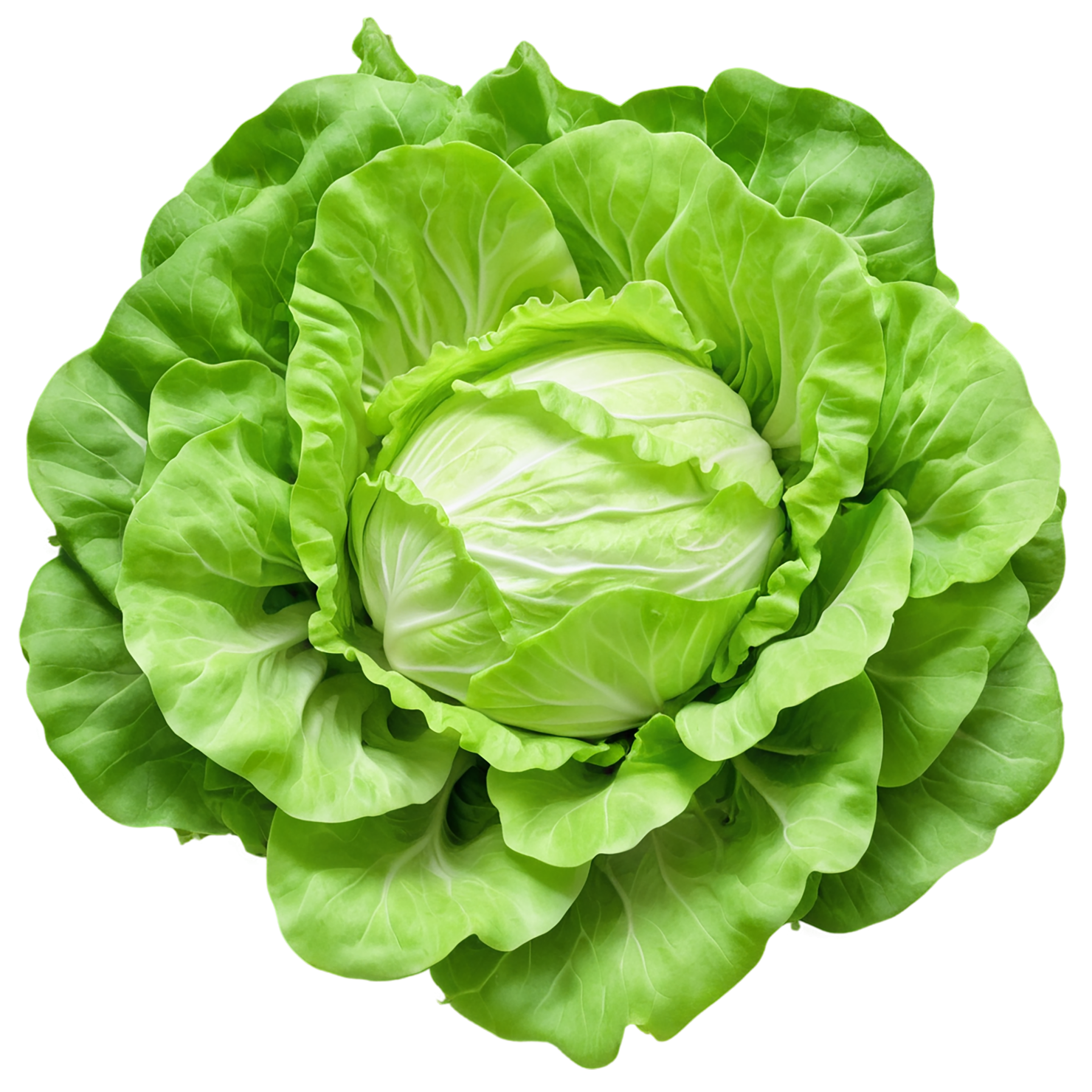 Lettuce vegetables isolated on transparent background #11656