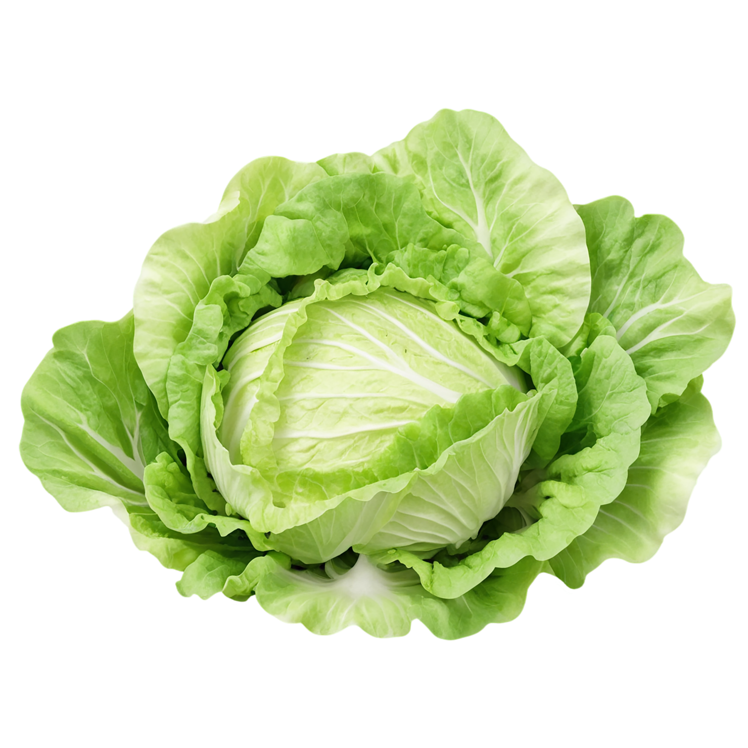 Lettuce vegetables isolated on transparent background #11657