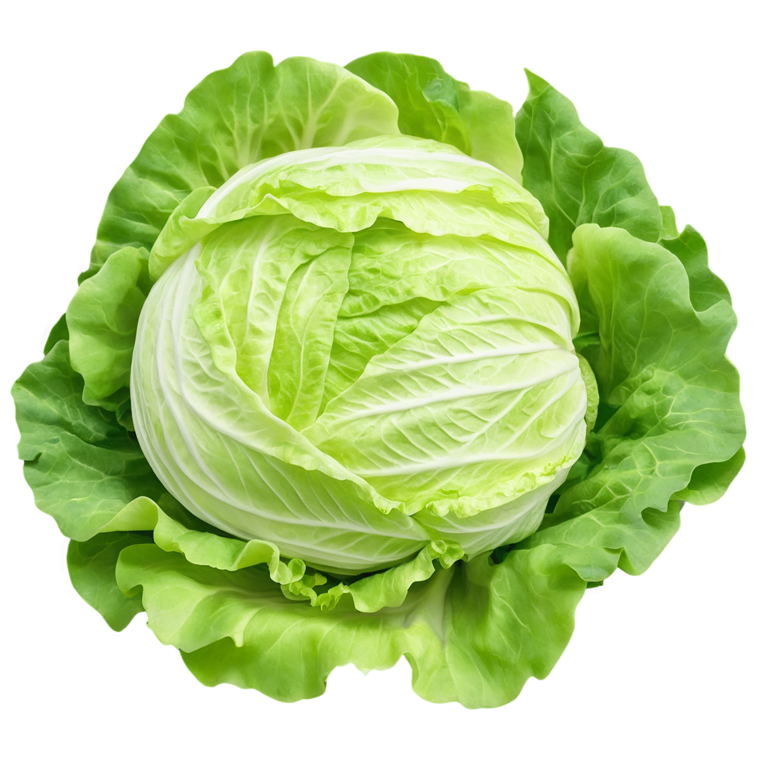 Lettuce vegetables isolated on transparent background #11671