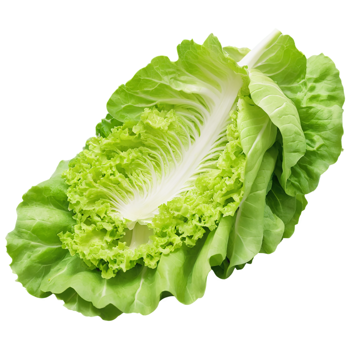 Lettuce vegetables isolated on transparent background #11675