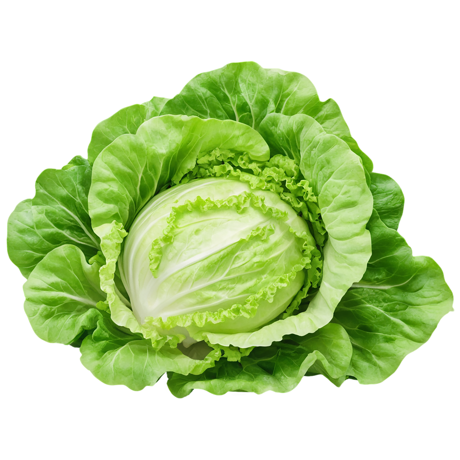 Lettuce vegetables isolated on transparent background #11691