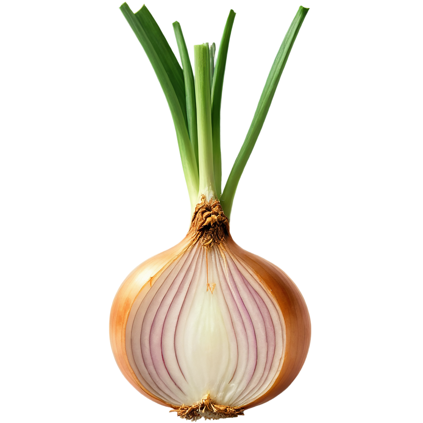 Onion vegetables isolated on transparent background #11794