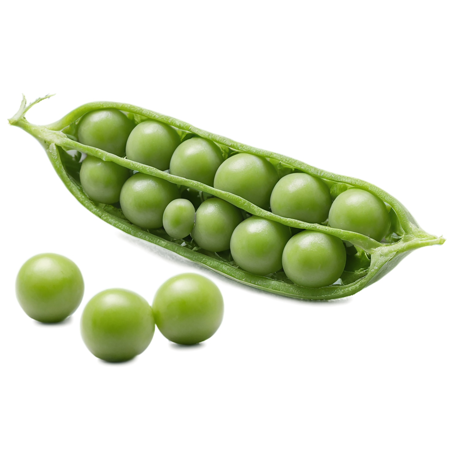 Peas vegetables isolated on transparent background #11857