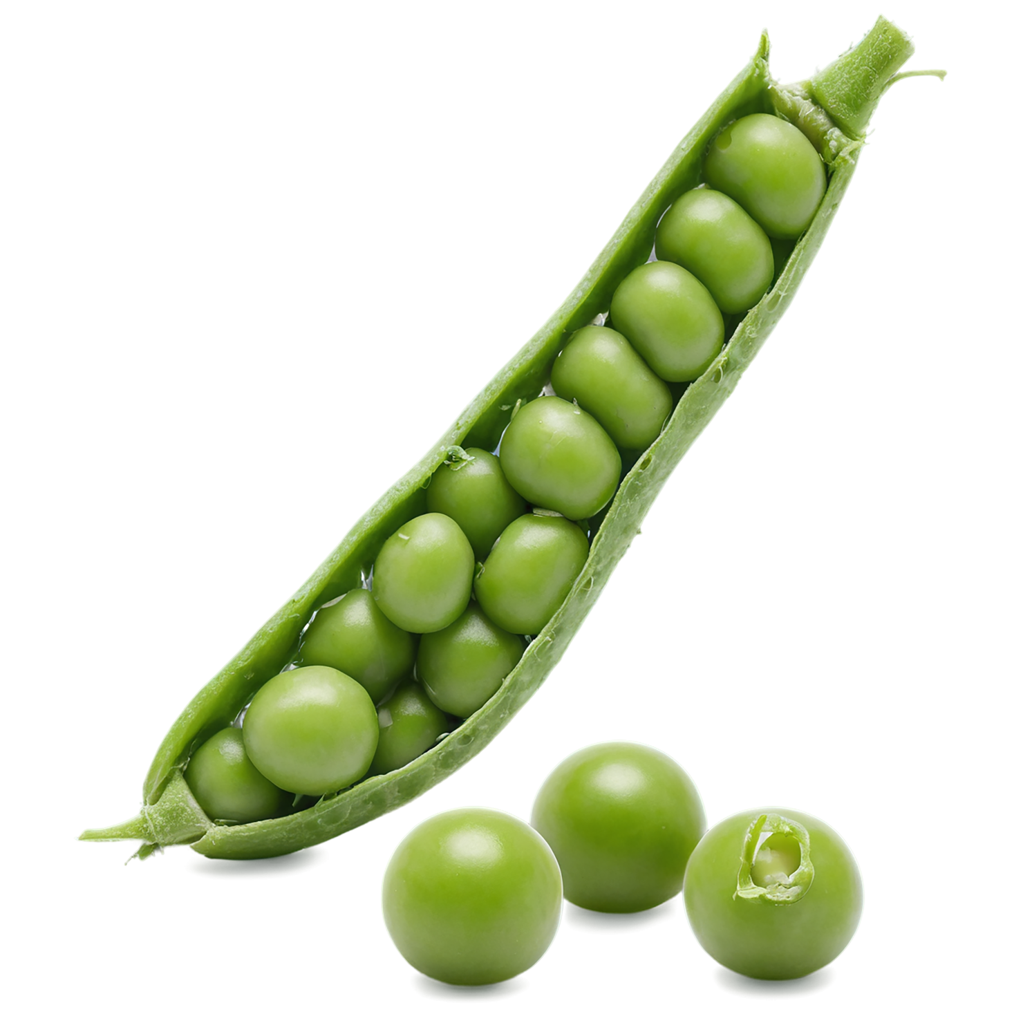 Peas vegetables isolated on transparent background #11880
