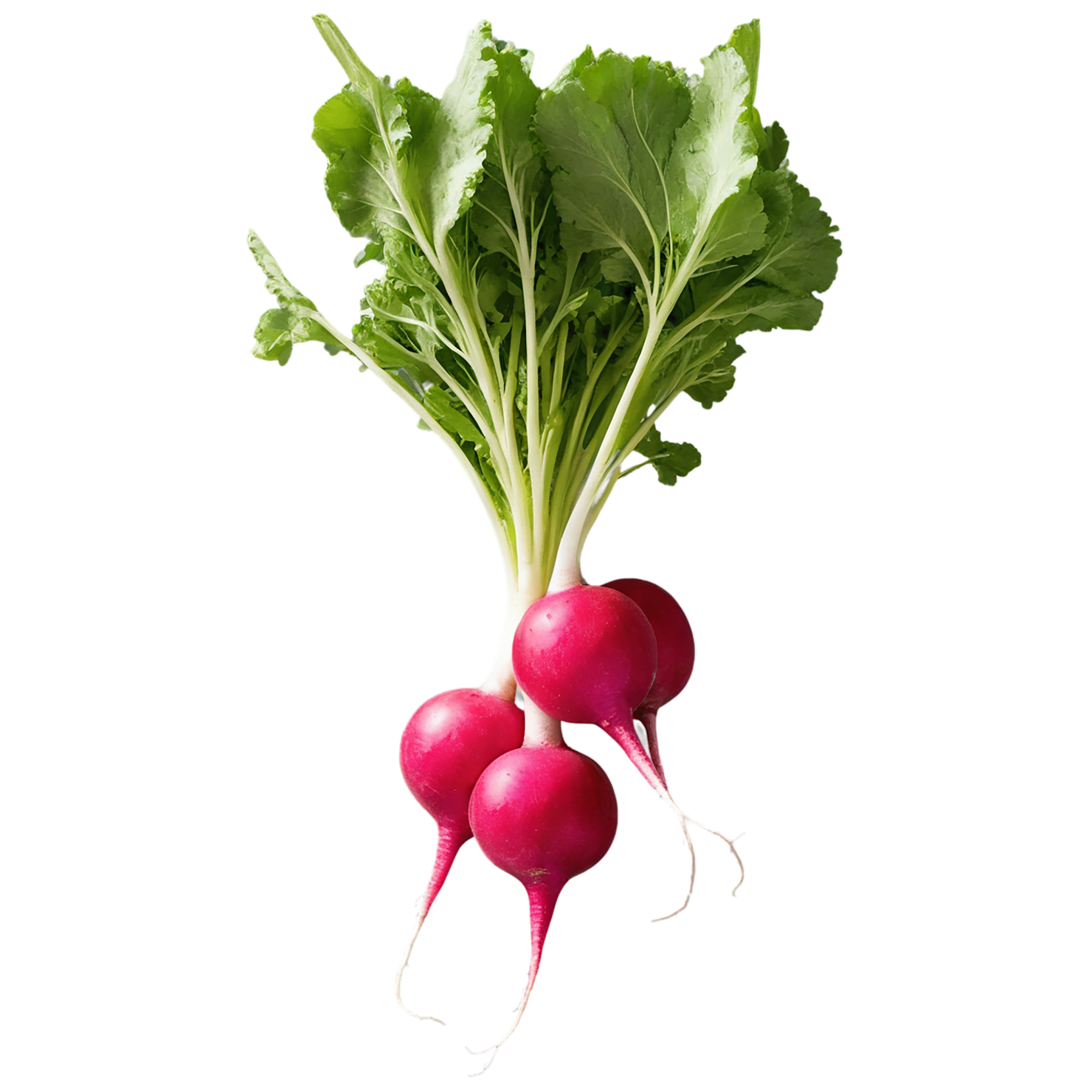 Radish vegetables isolated on transparent background #11997