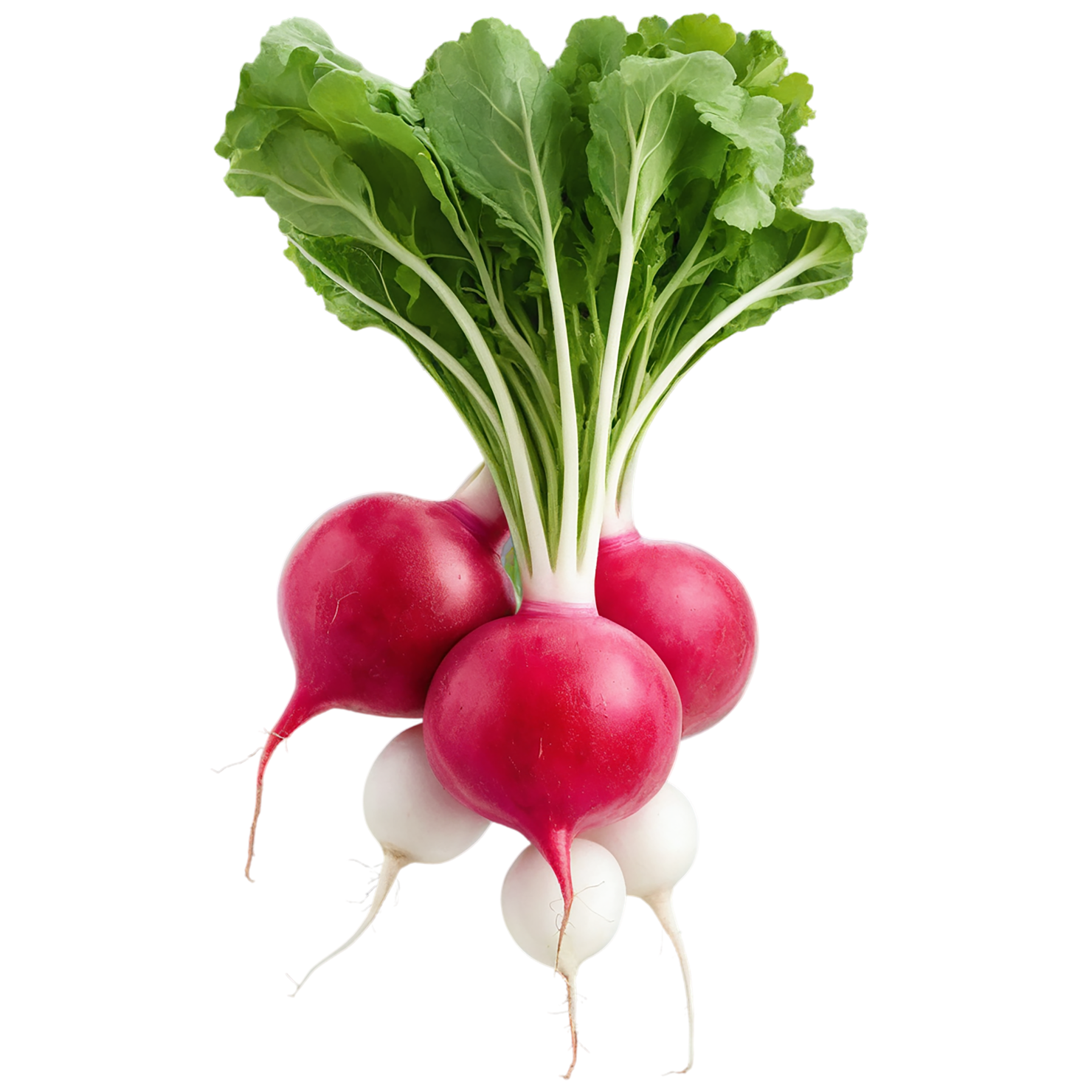 Radish vegetables isolated on transparent background #12009