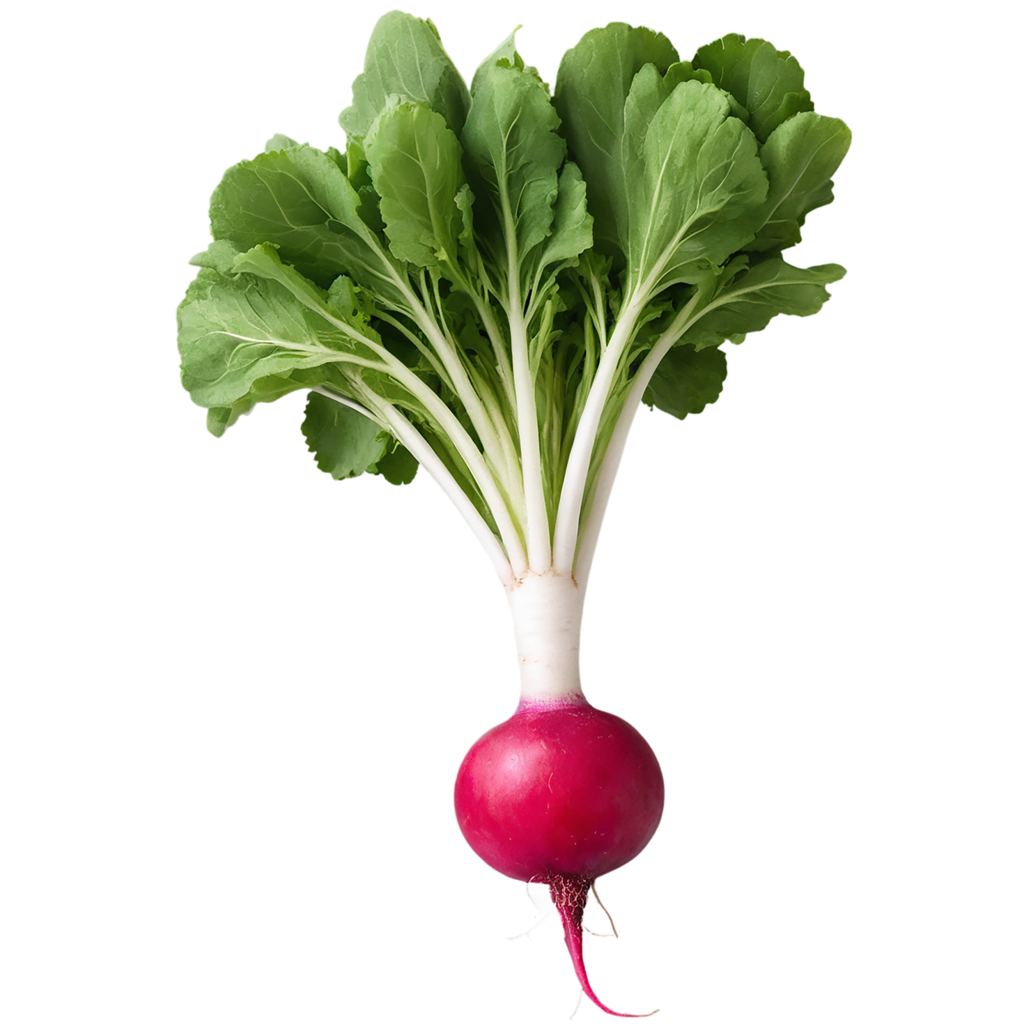 Radish vegetables isolated on transparent background #12012