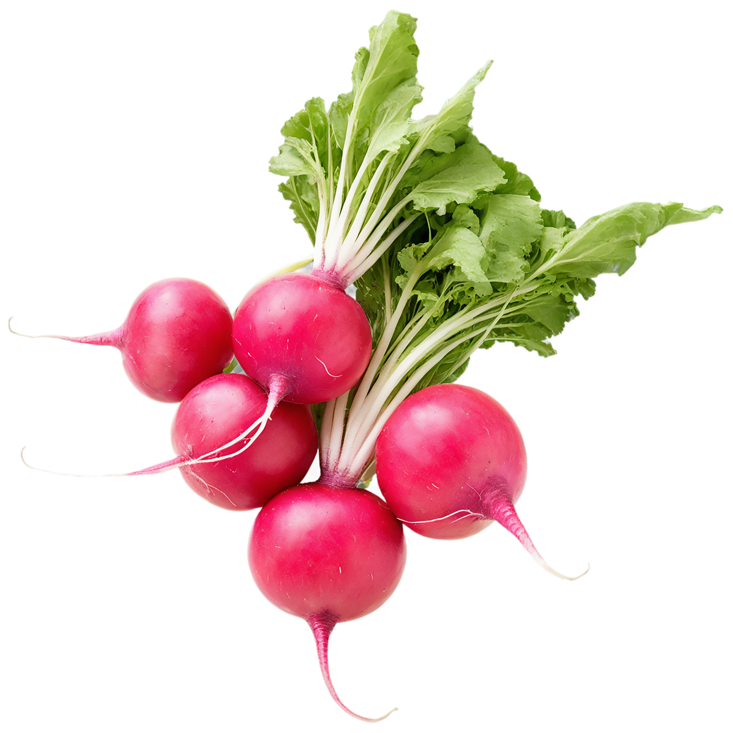 Radish vegetables isolated on transparent background #12014