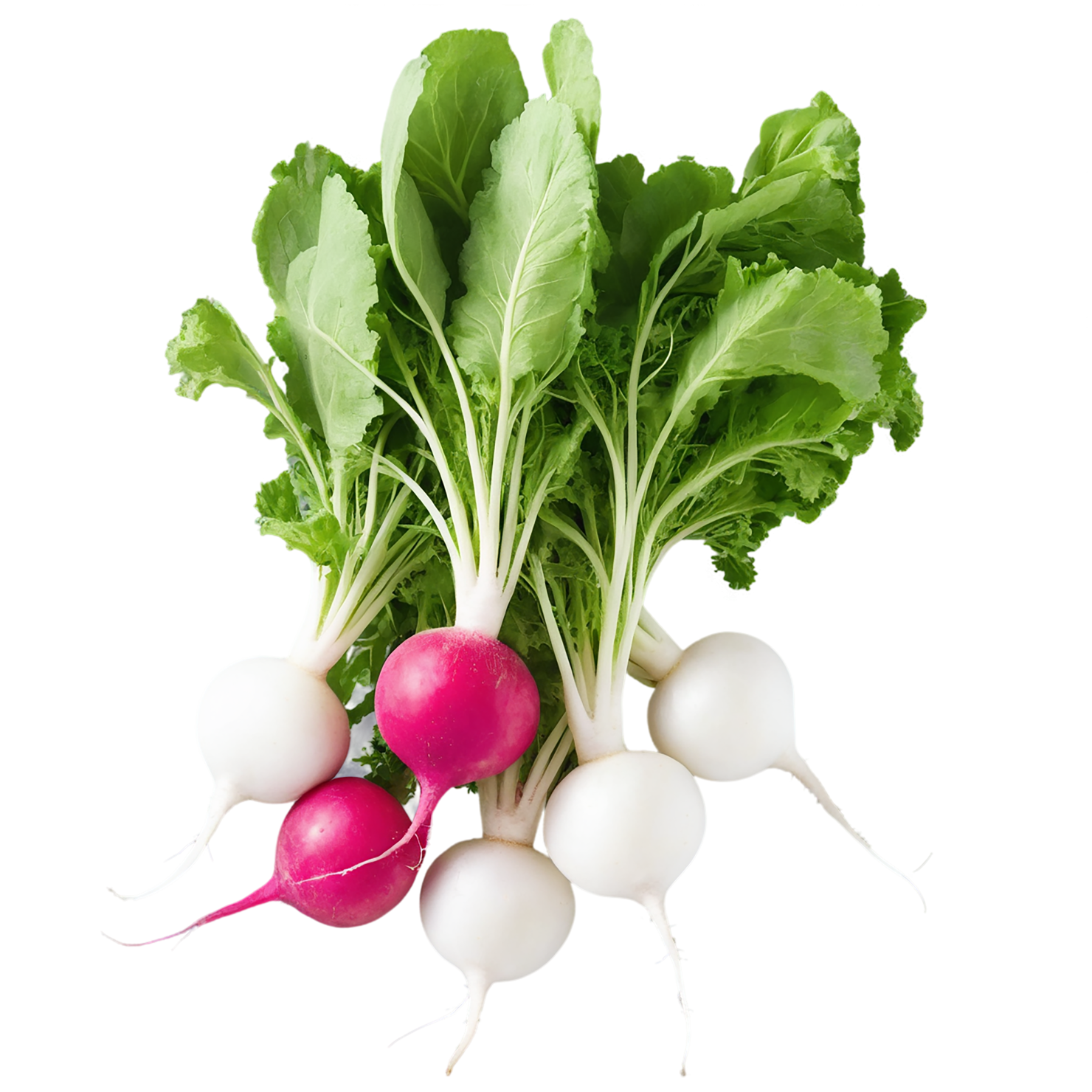 Radish vegetables isolated on transparent background #12021