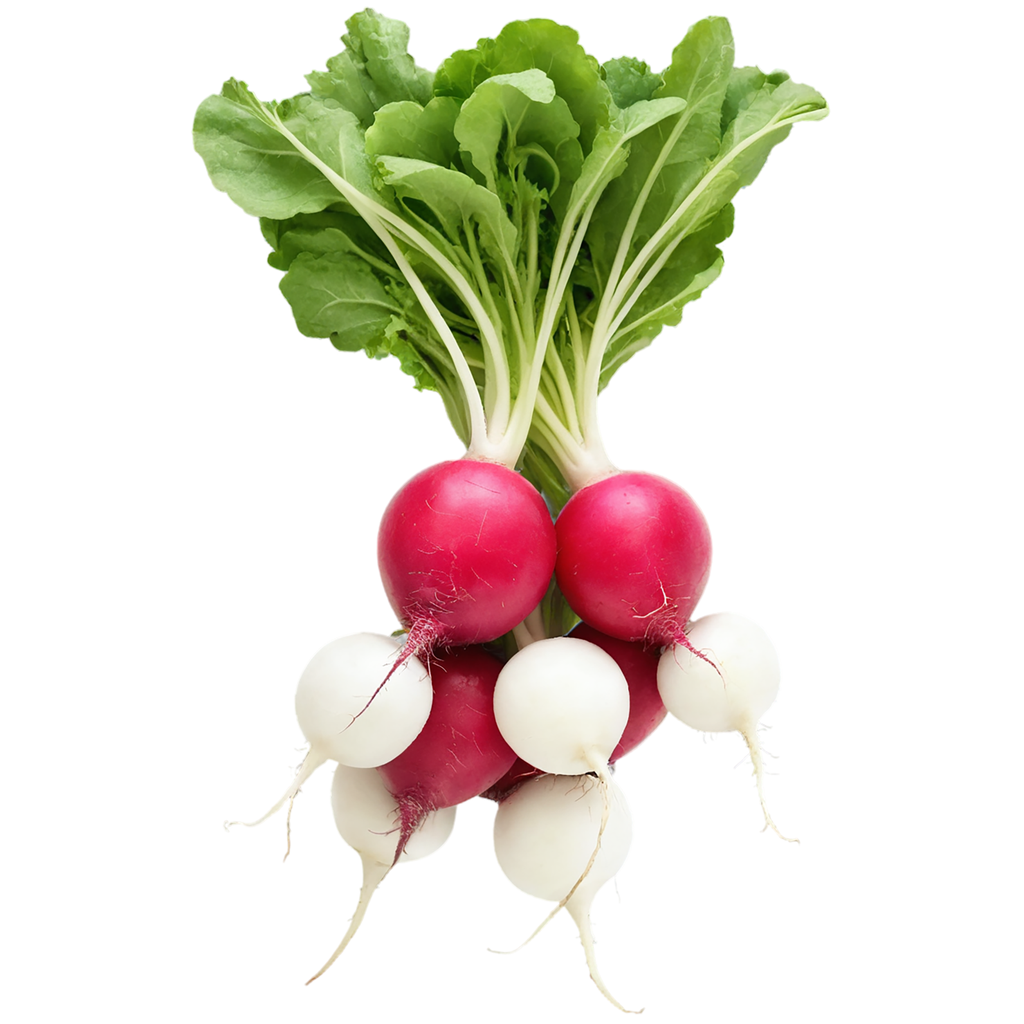 Radish vegetables isolated on transparent background #12022