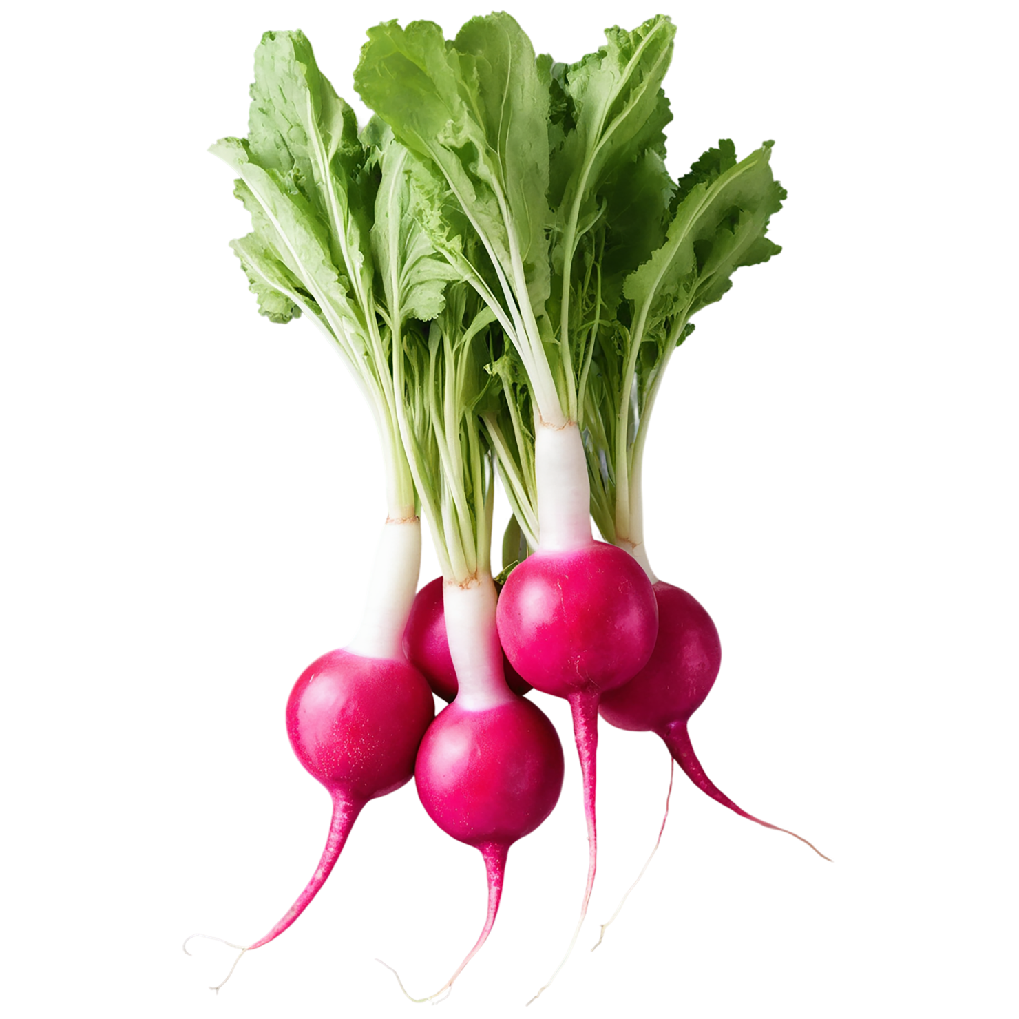 Radish vegetables isolated on transparent background #12036