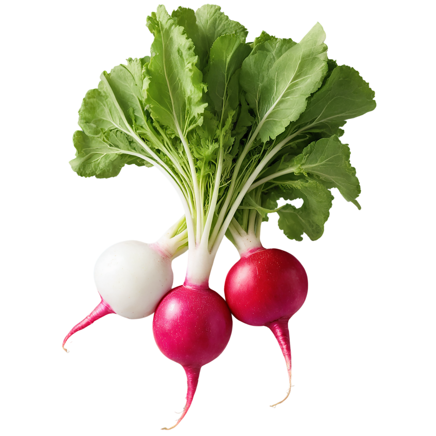 Radish vegetables isolated on transparent background #12038