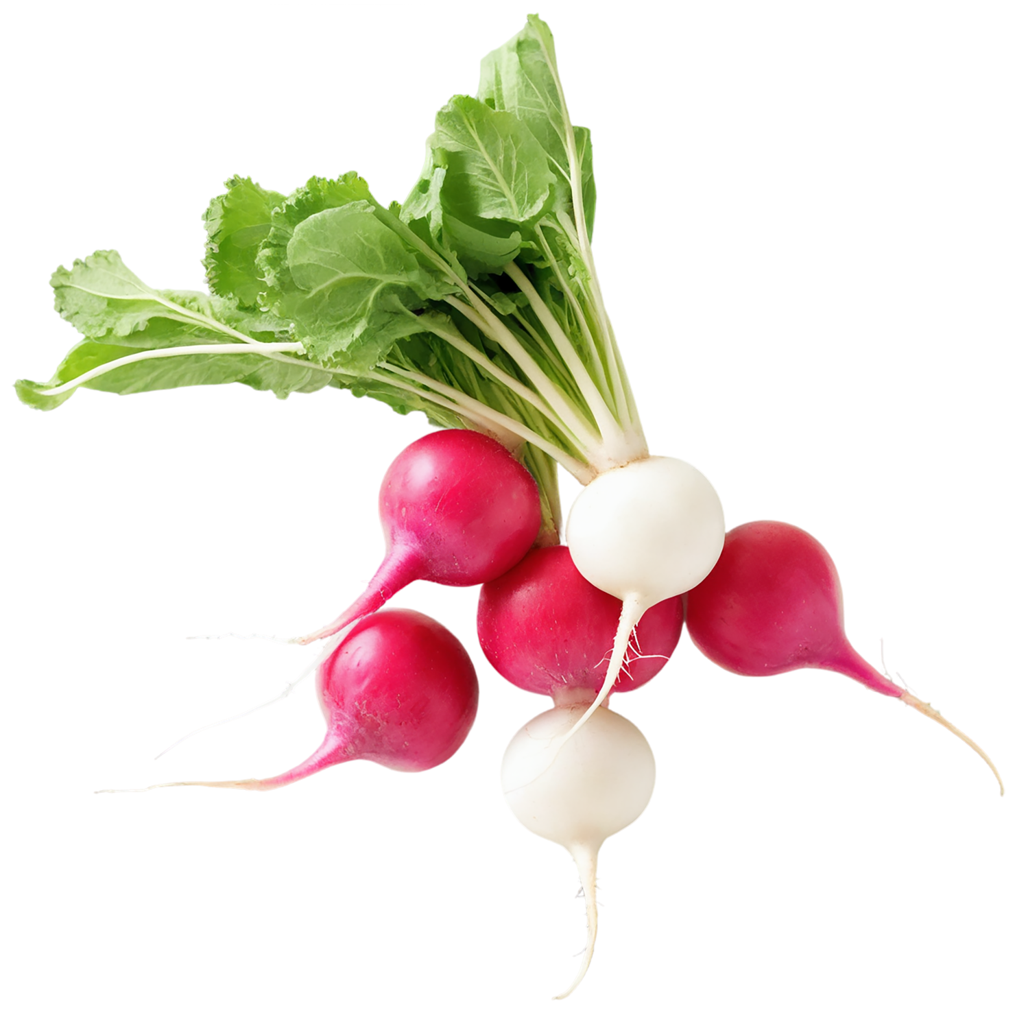 Radish vegetables isolated on transparent background #12053