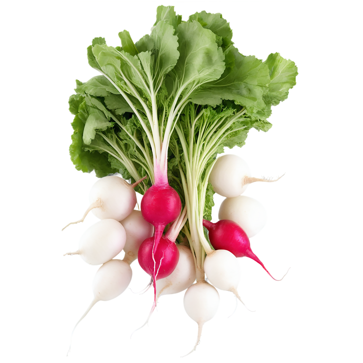 Radish vegetables isolated on transparent background #12054