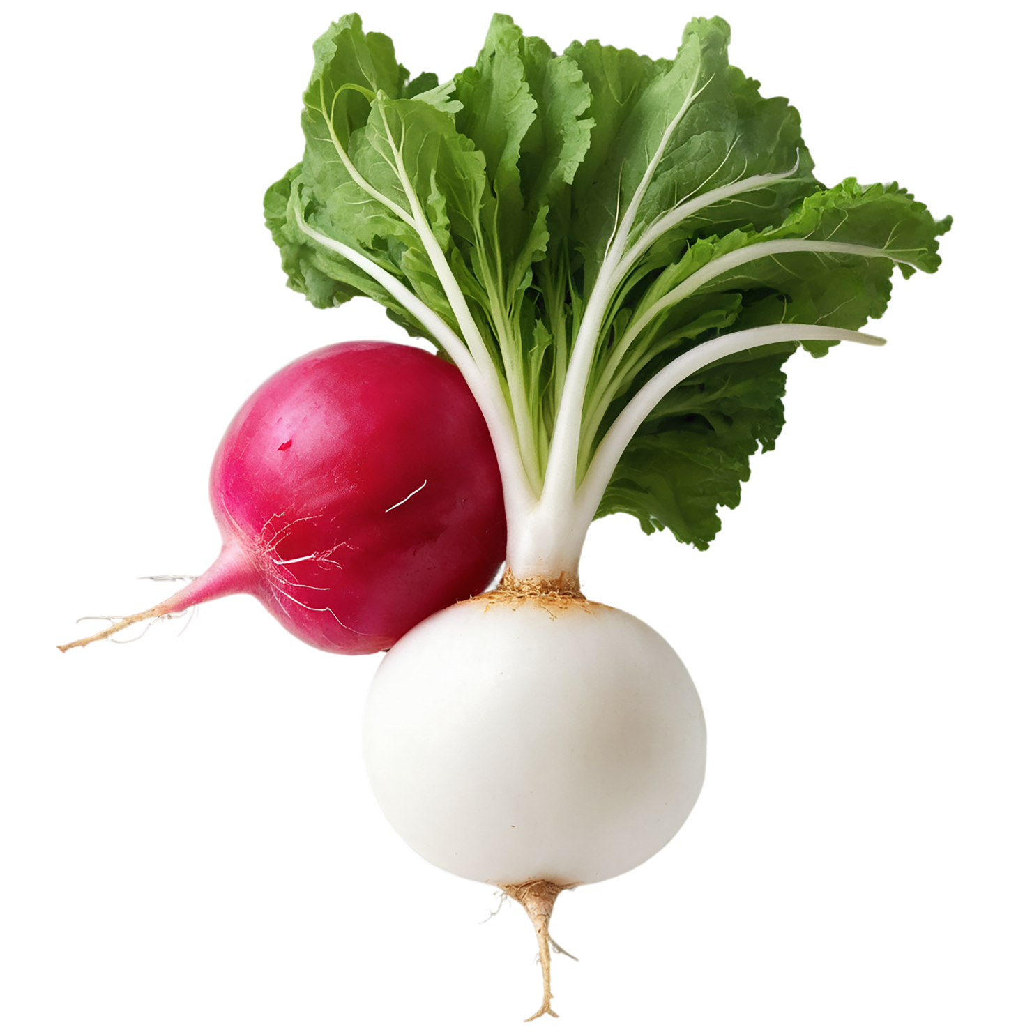 Radish vegetables isolated on transparent background #12055