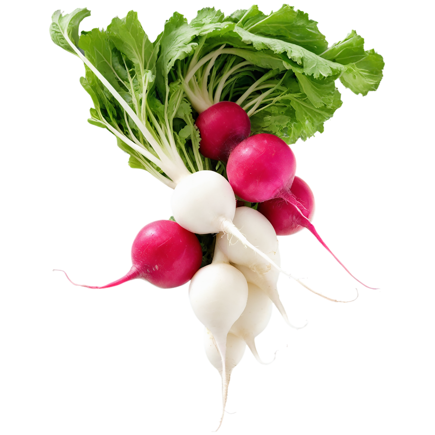 Radish vegetables isolated on transparent background #12056