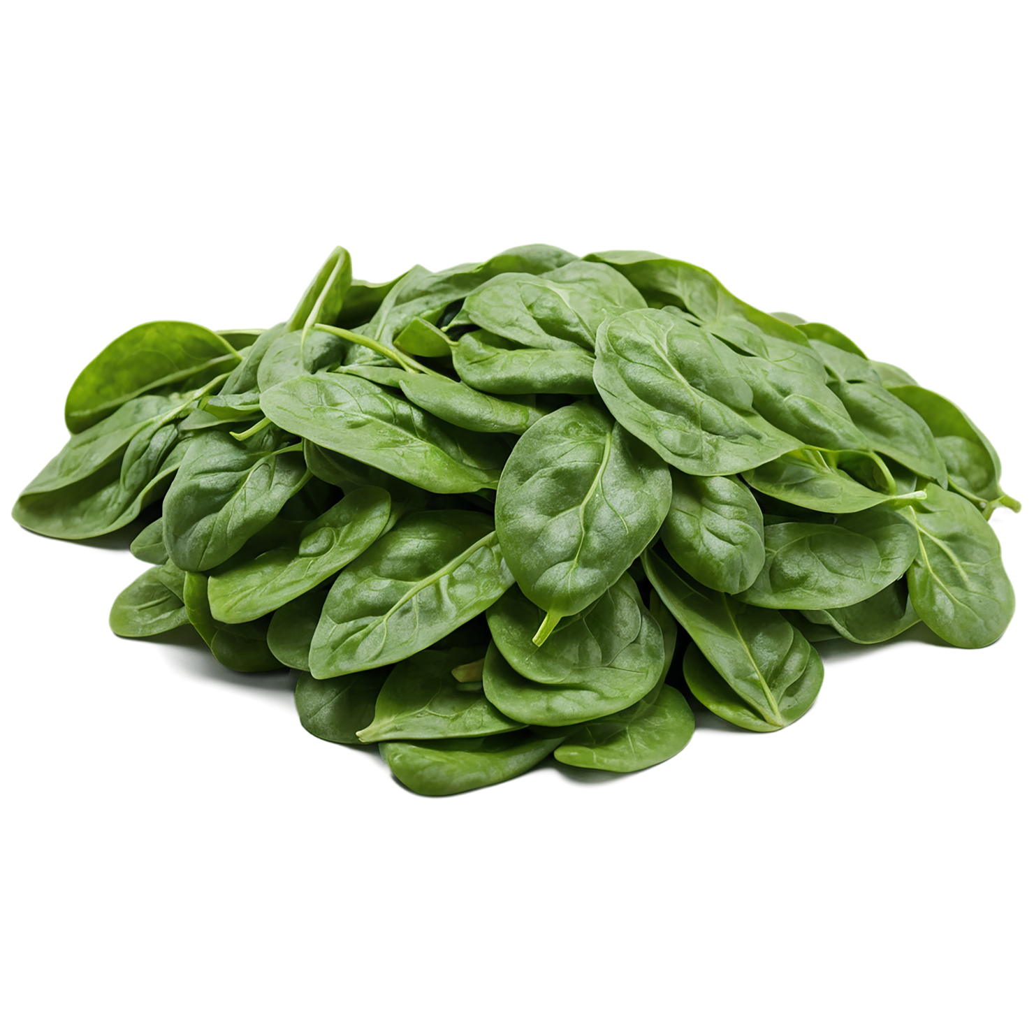 Spinach vegetables isolated on transparent background #12065