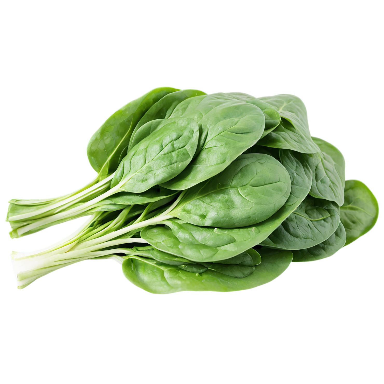 Spinach vegetables isolated on transparent background #12069