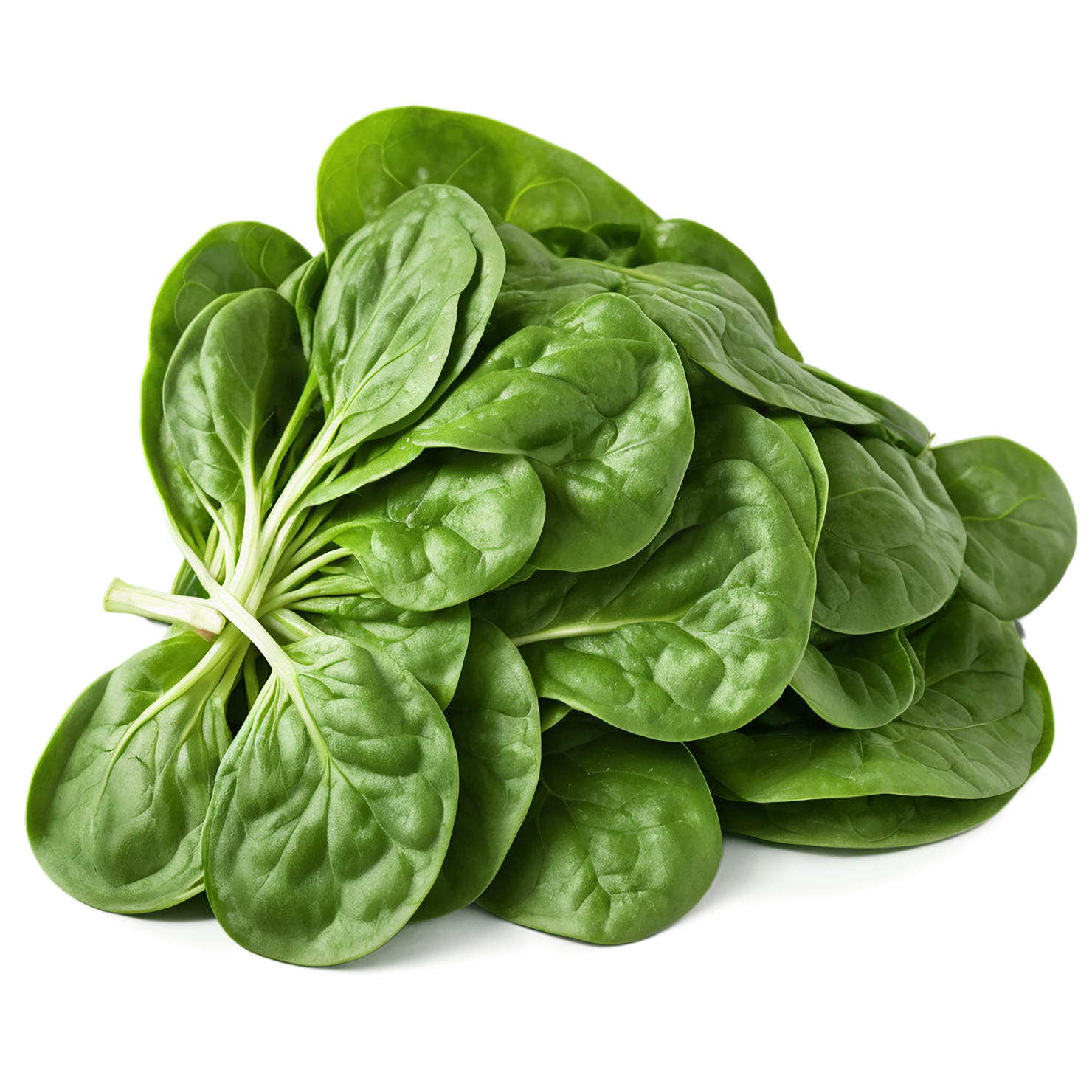 Spinach vegetables isolated on transparent background #12093