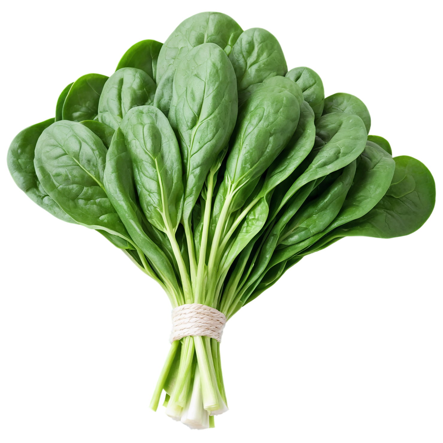 Spinach vegetables isolated on transparent background #12097