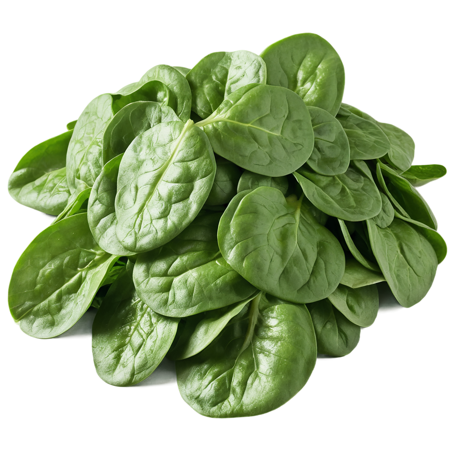 Spinach vegetables isolated on transparent background #12103