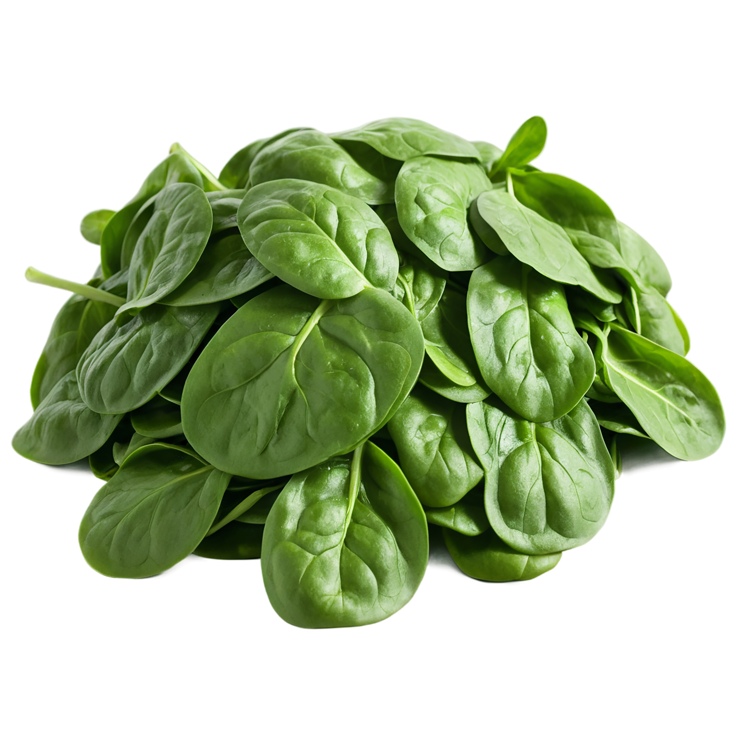 Spinach vegetables isolated on transparent background #12104