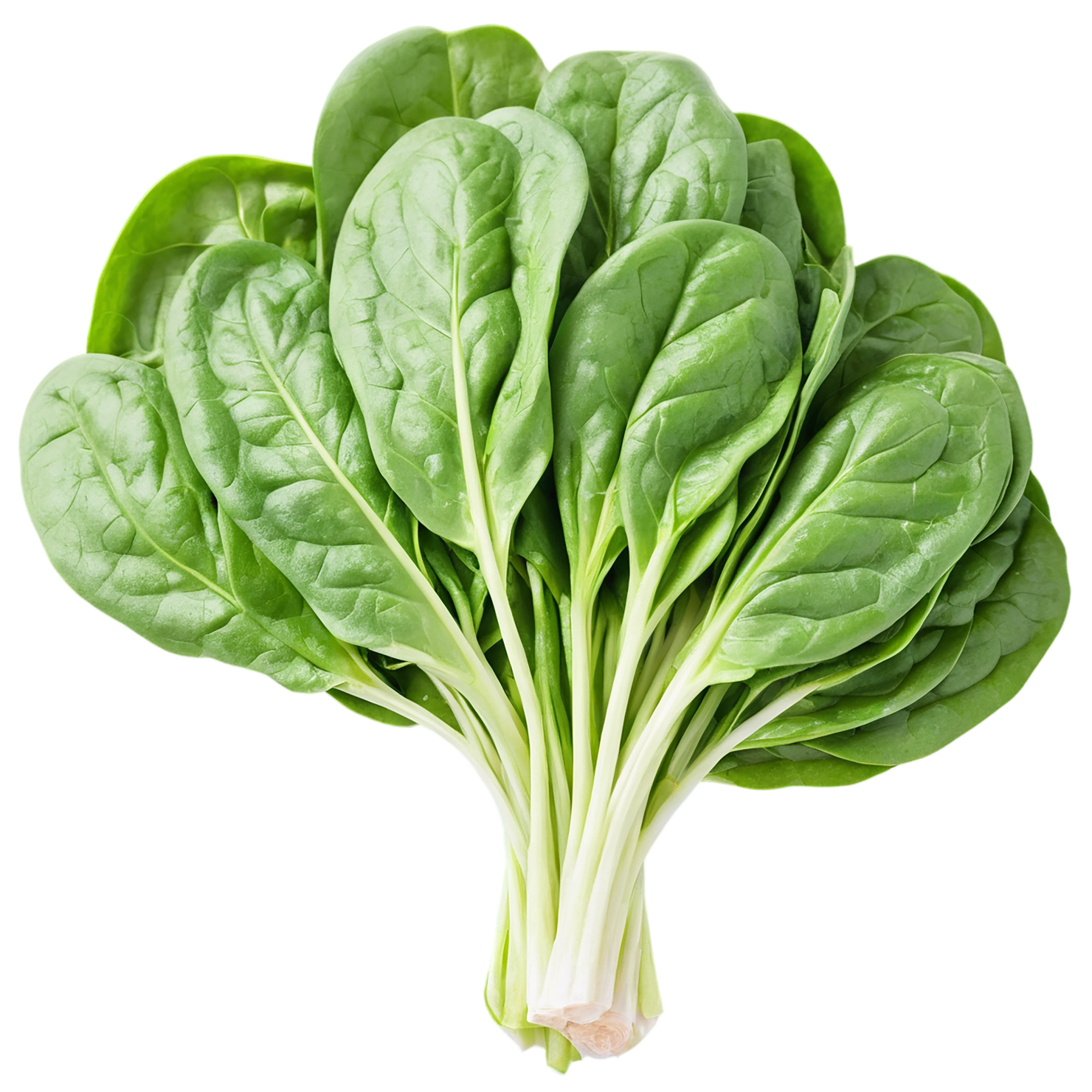 Spinach vegetables isolated on transparent background #12106