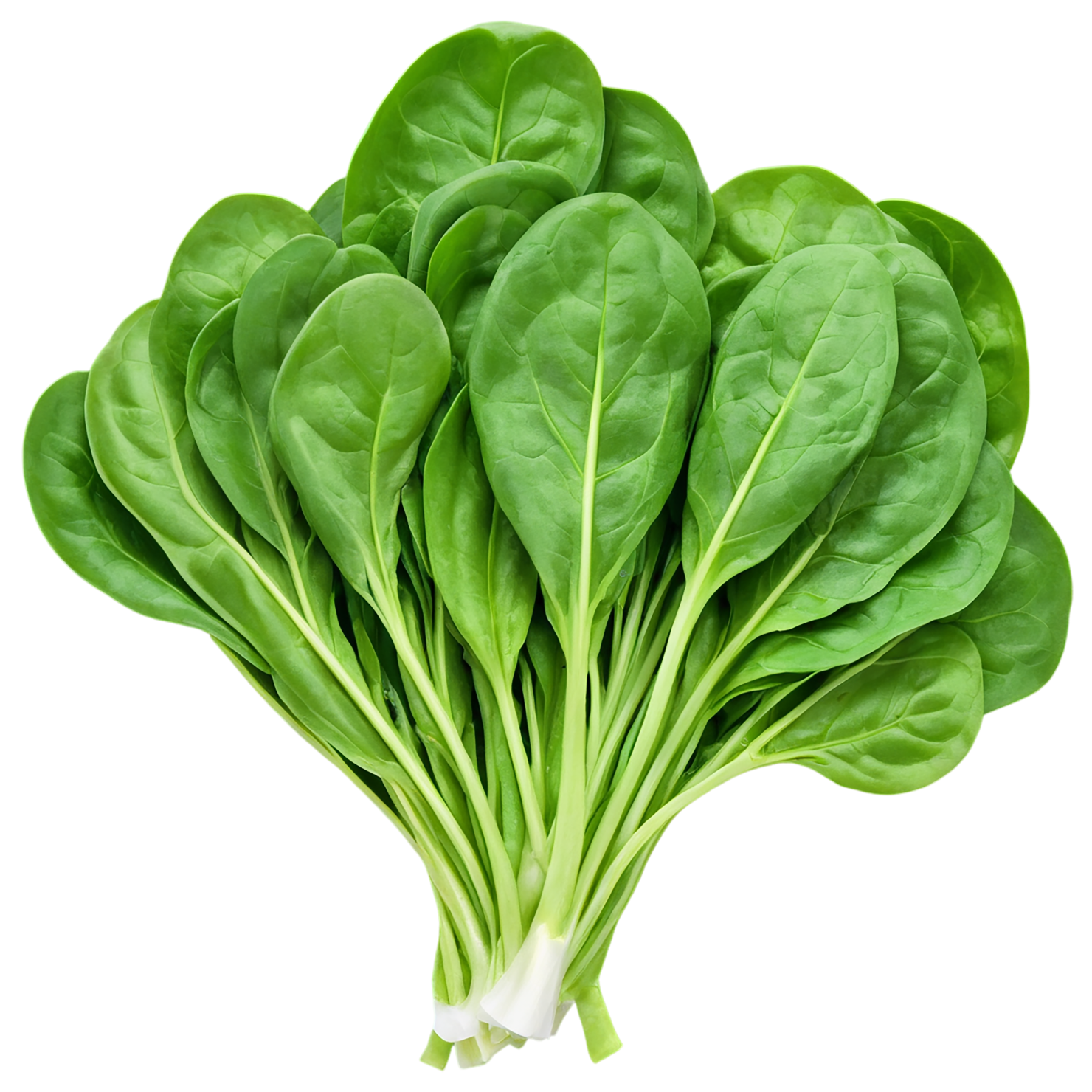 Spinach vegetables isolated on transparent background #12107