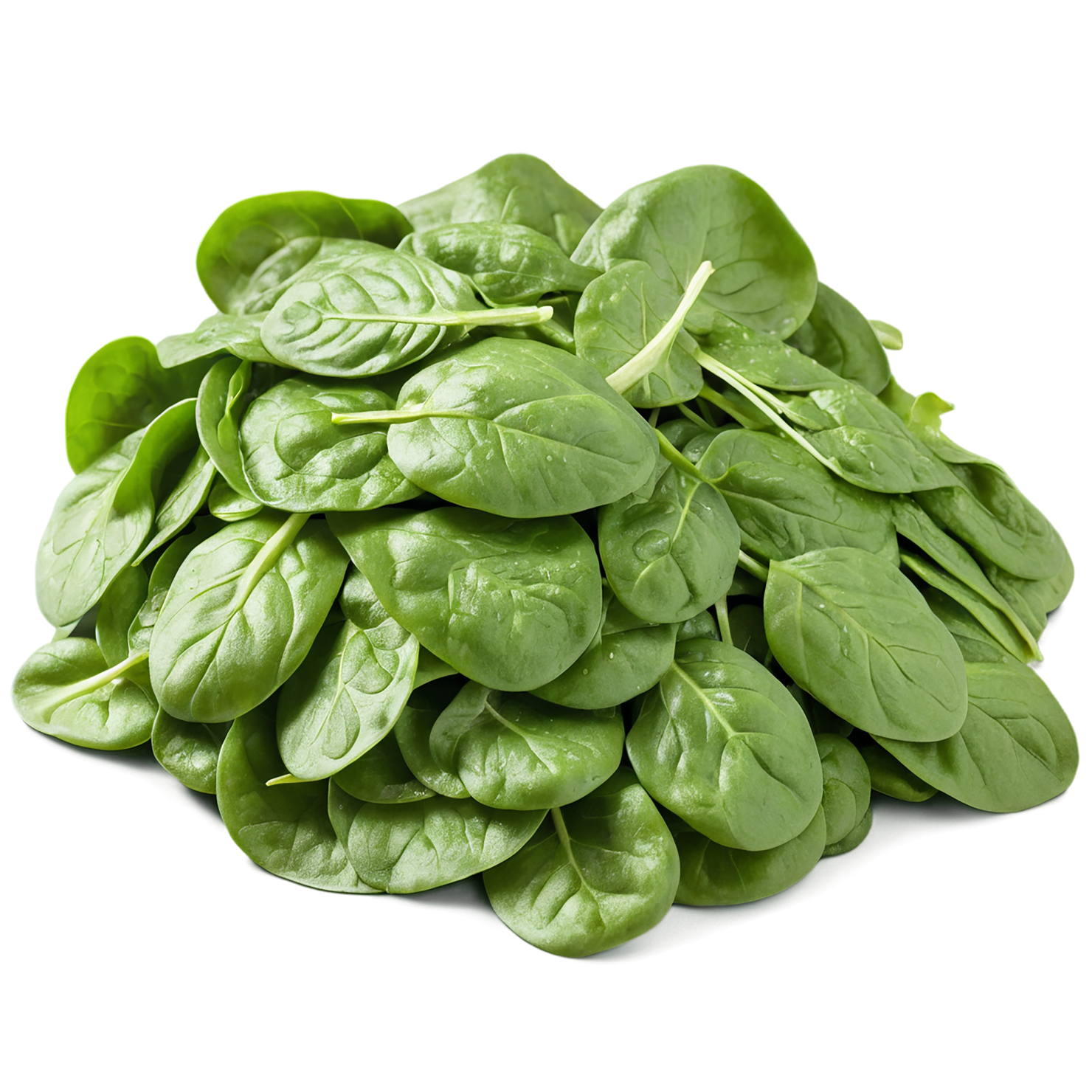 Spinach vegetables isolated on transparent background #12118