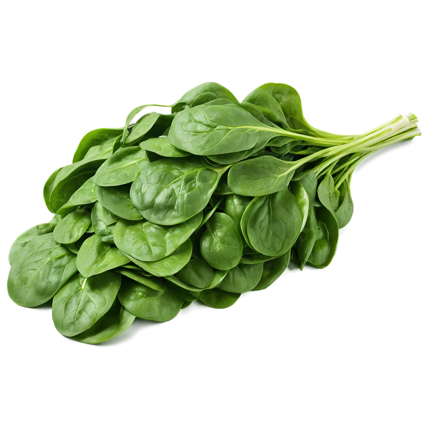 Spinach vegetables isolated on transparent background #12131