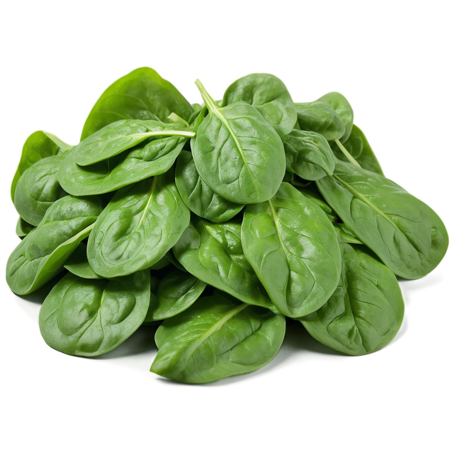 Spinach vegetables isolated on transparent background #12143