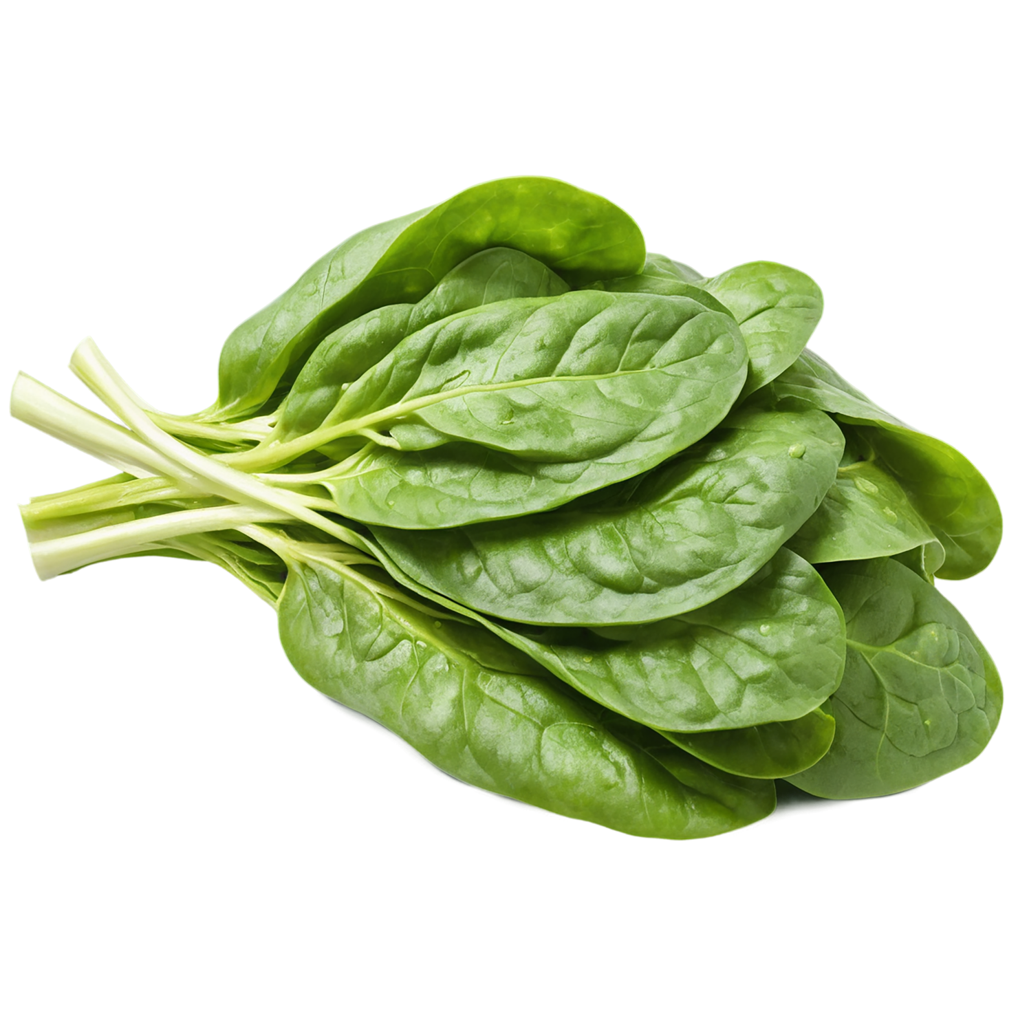 Spinach vegetables isolated on transparent background #12151