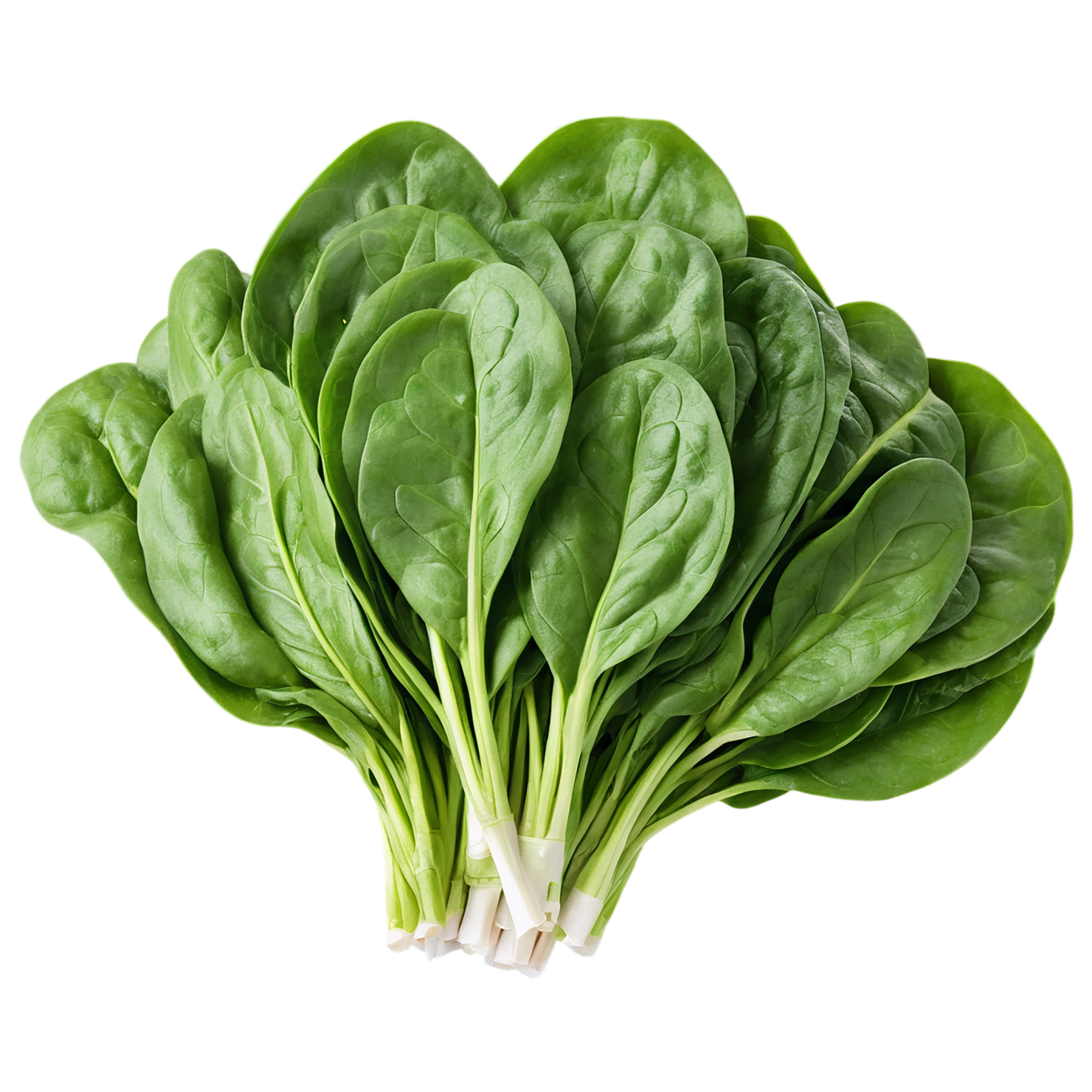 Spinach vegetables isolated on transparent background #12153