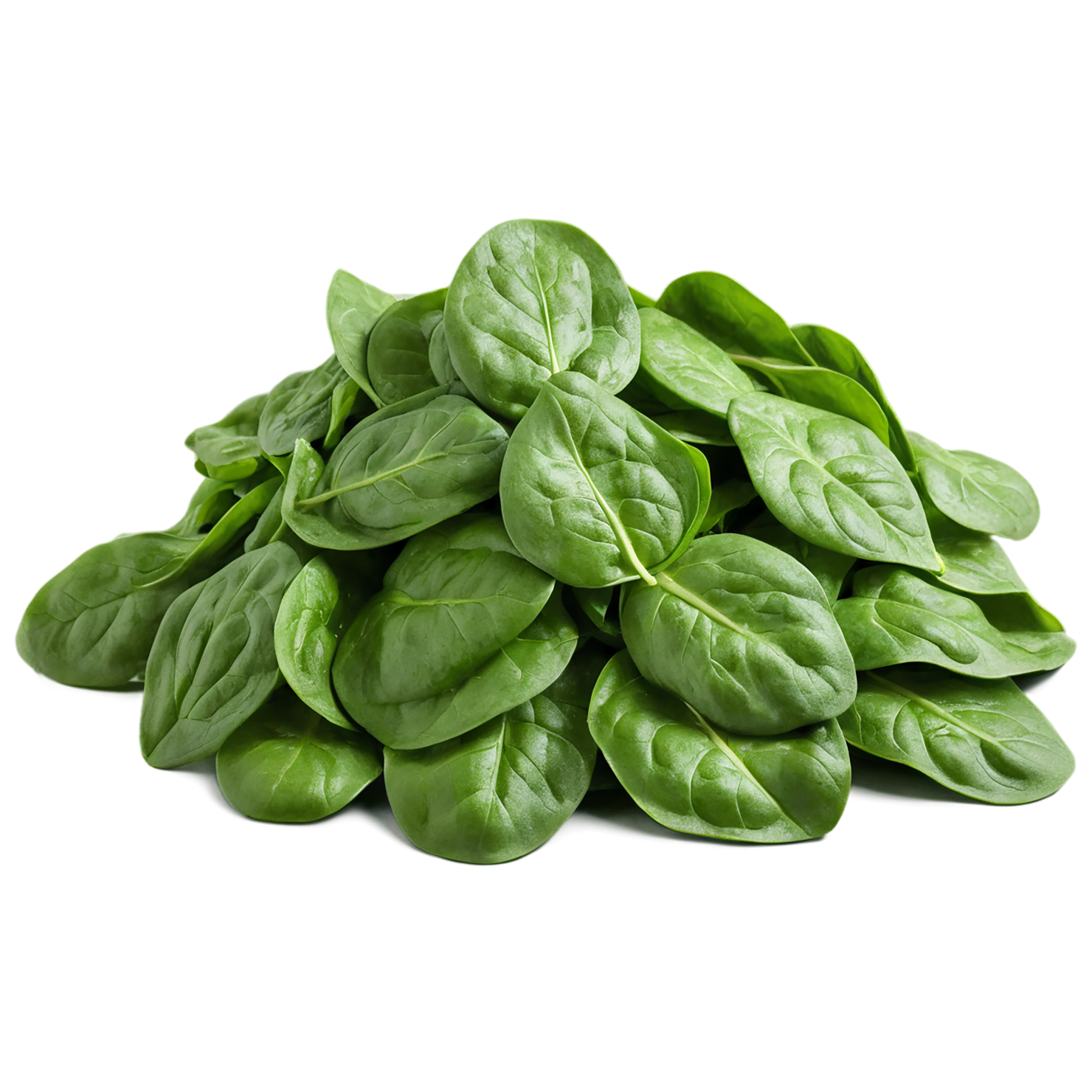 Spinach vegetables isolated on transparent background #12159