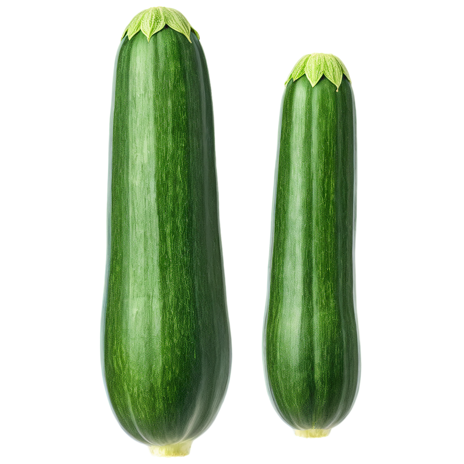 Zucchini vegetables isolated on transparent background #12250
