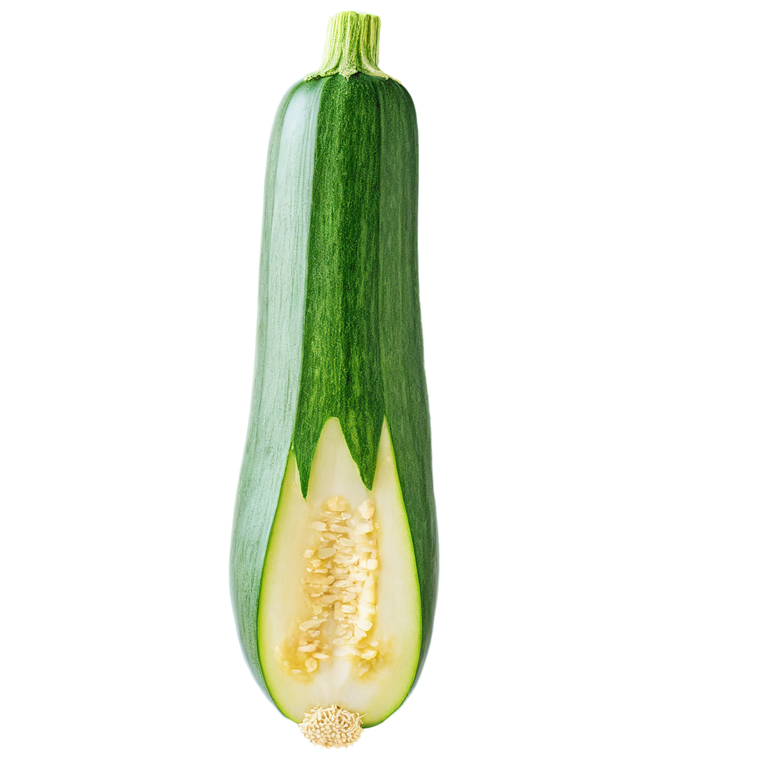 Zucchini vegetables isolated on transparent background #12289
