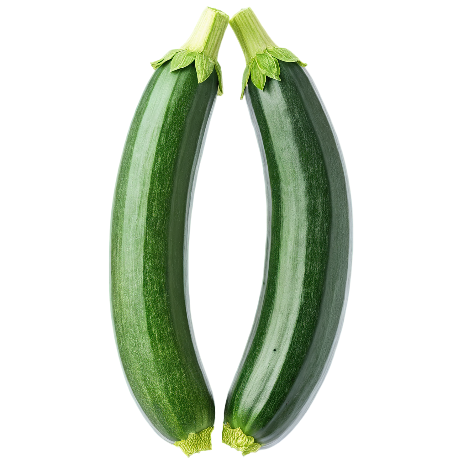 Zucchini vegetables isolated on transparent background #12297