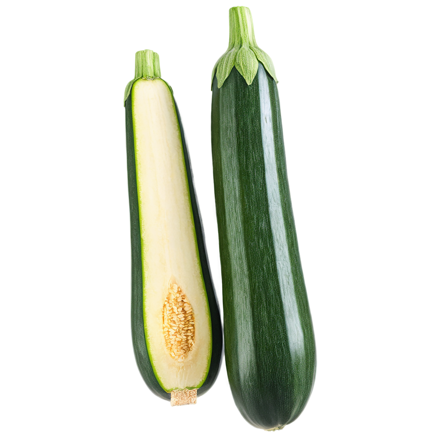 Zucchini vegetables isolated on transparent background #12321