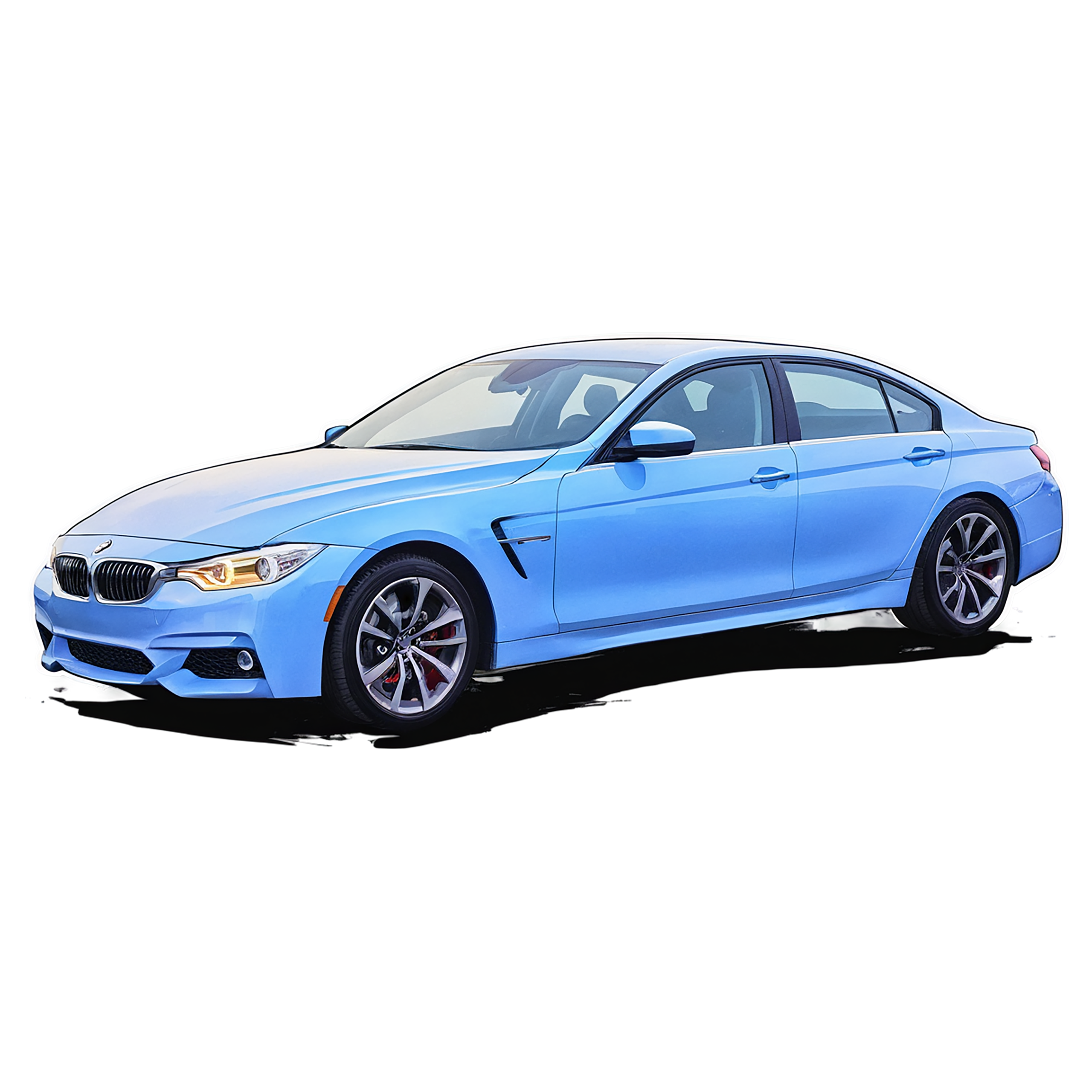 Car watercolor sticker isolated on transparent background #14017